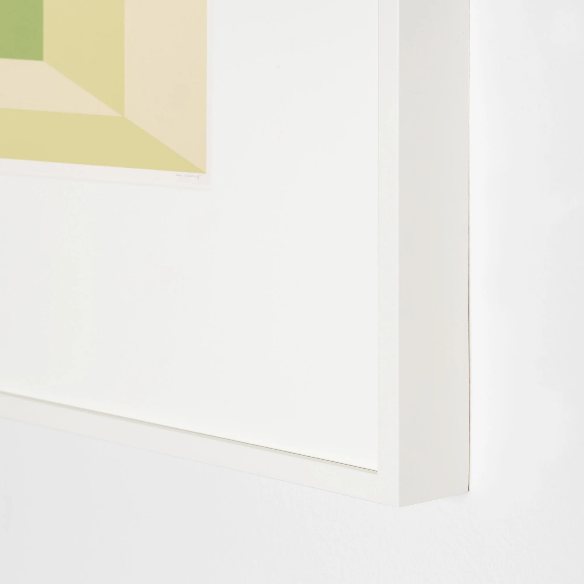 JOSEF ALBERS "MITERED SQUARES - LIME" SCREENPRINT, 1976 - Image 12