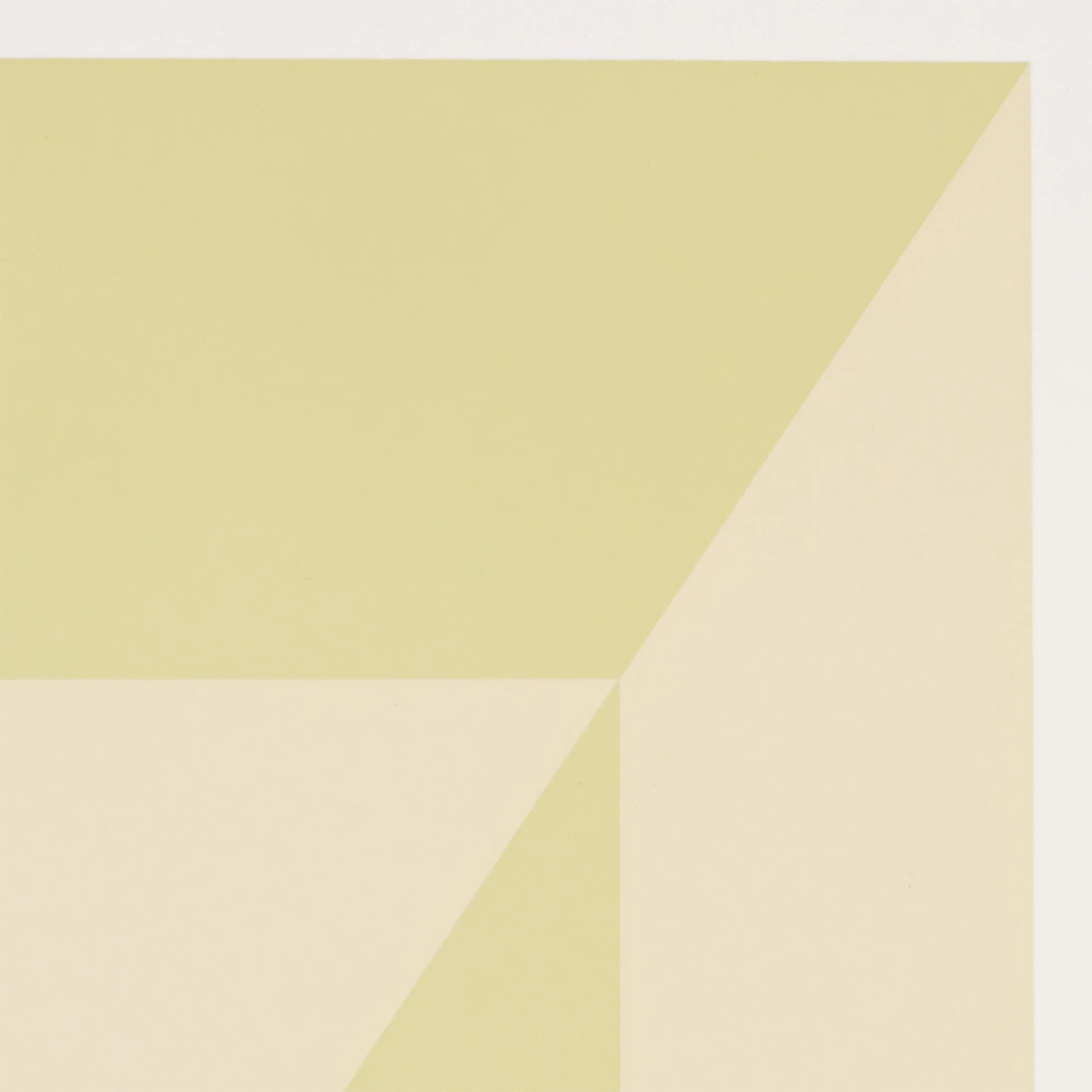 JOSEF ALBERS "MITERED SQUARES - LIME" SCREENPRINT, 1976 - Image 6