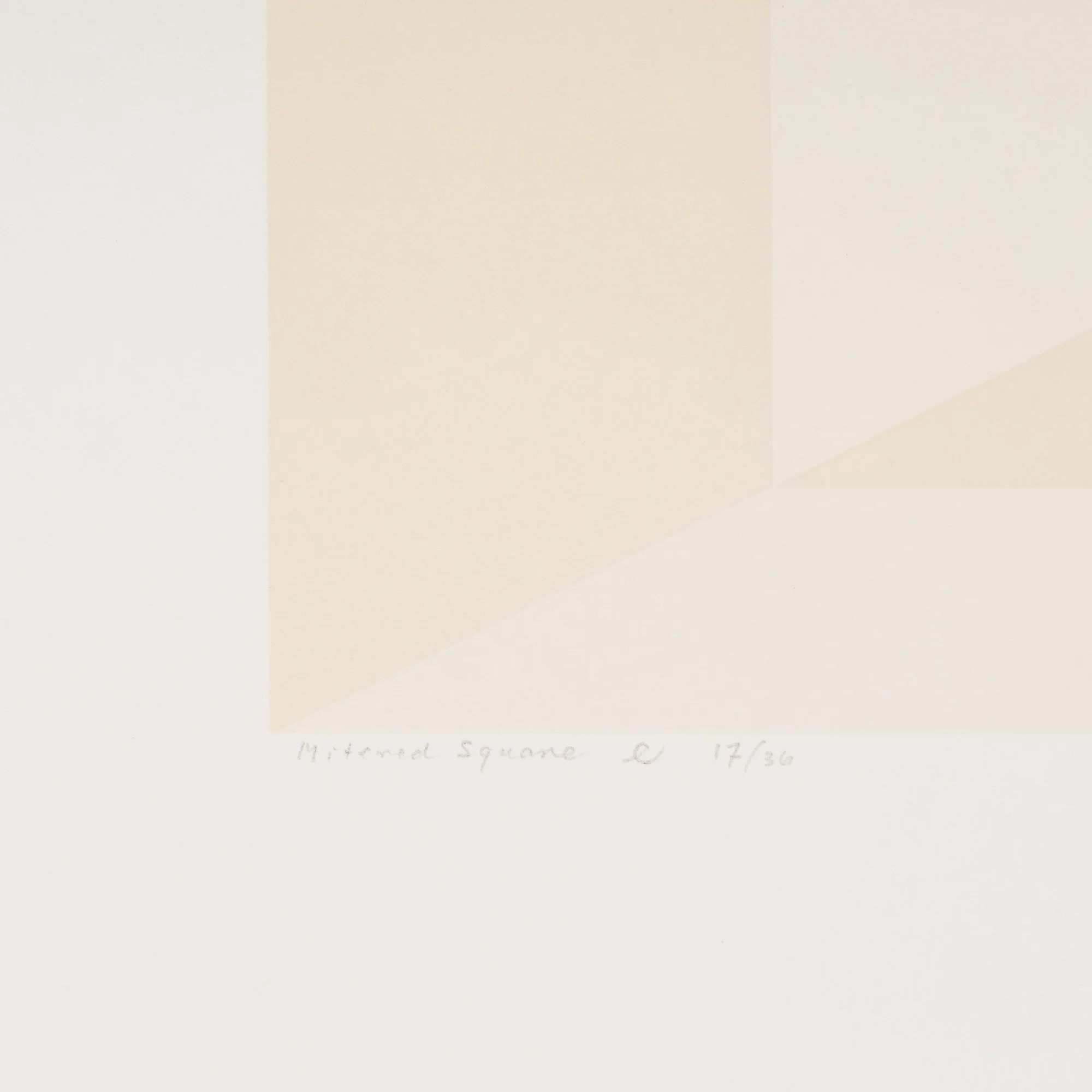 JOSEF ALBERS "MITERED SQUARES - MAHOGANY" SCREENPRINT, 1976 - Image 9