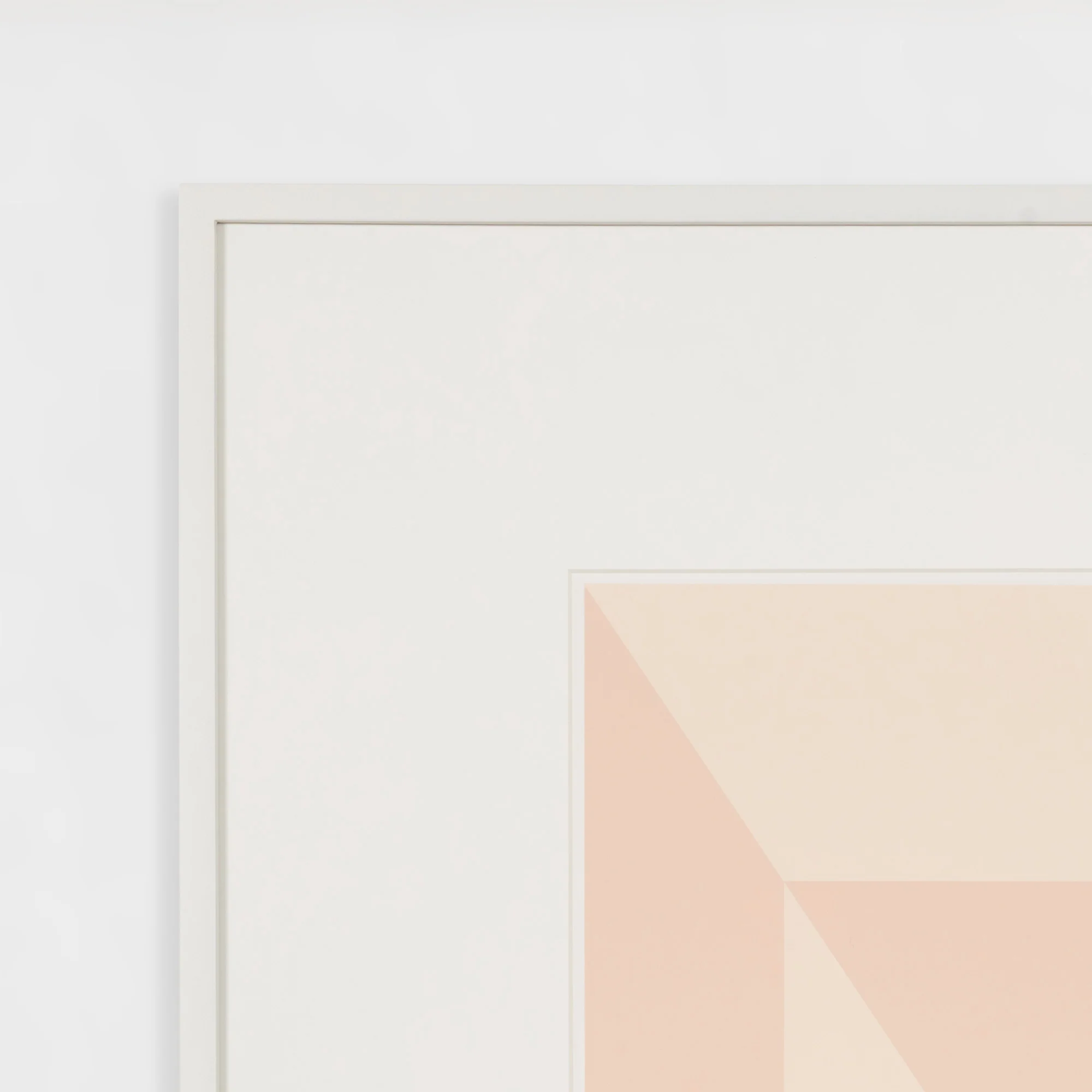 JOSEF ALBERS "MITERED SQUARES - PEACH" SCREENPRINT, 1976 - Image 12