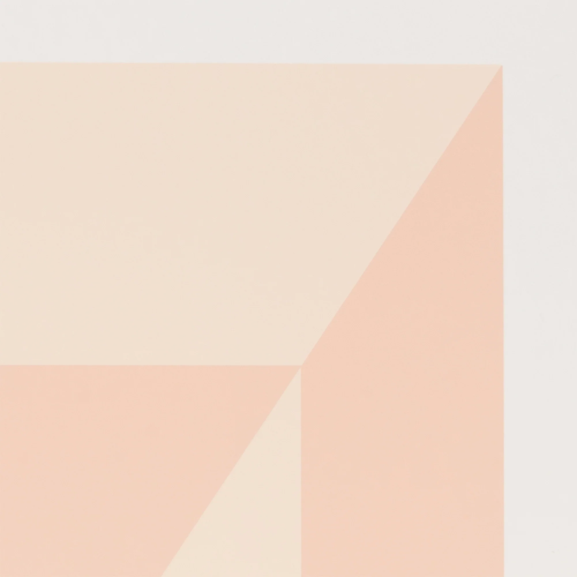JOSEF ALBERS "MITERED SQUARES - PEACH" SCREENPRINT, 1976 - Image 7