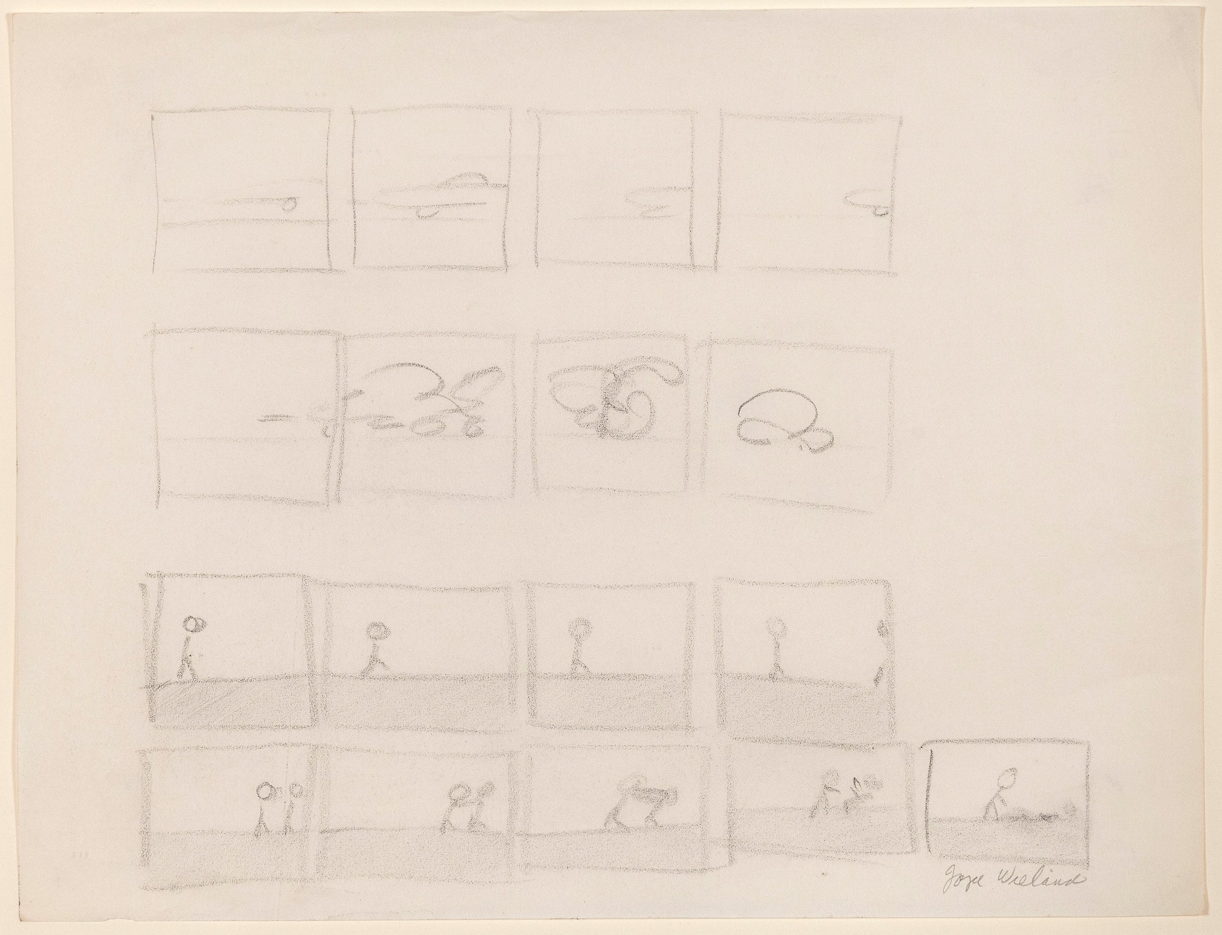 JOYCE WIELAND "CRASH COMIC" DRAWING, 1968 - Image 10