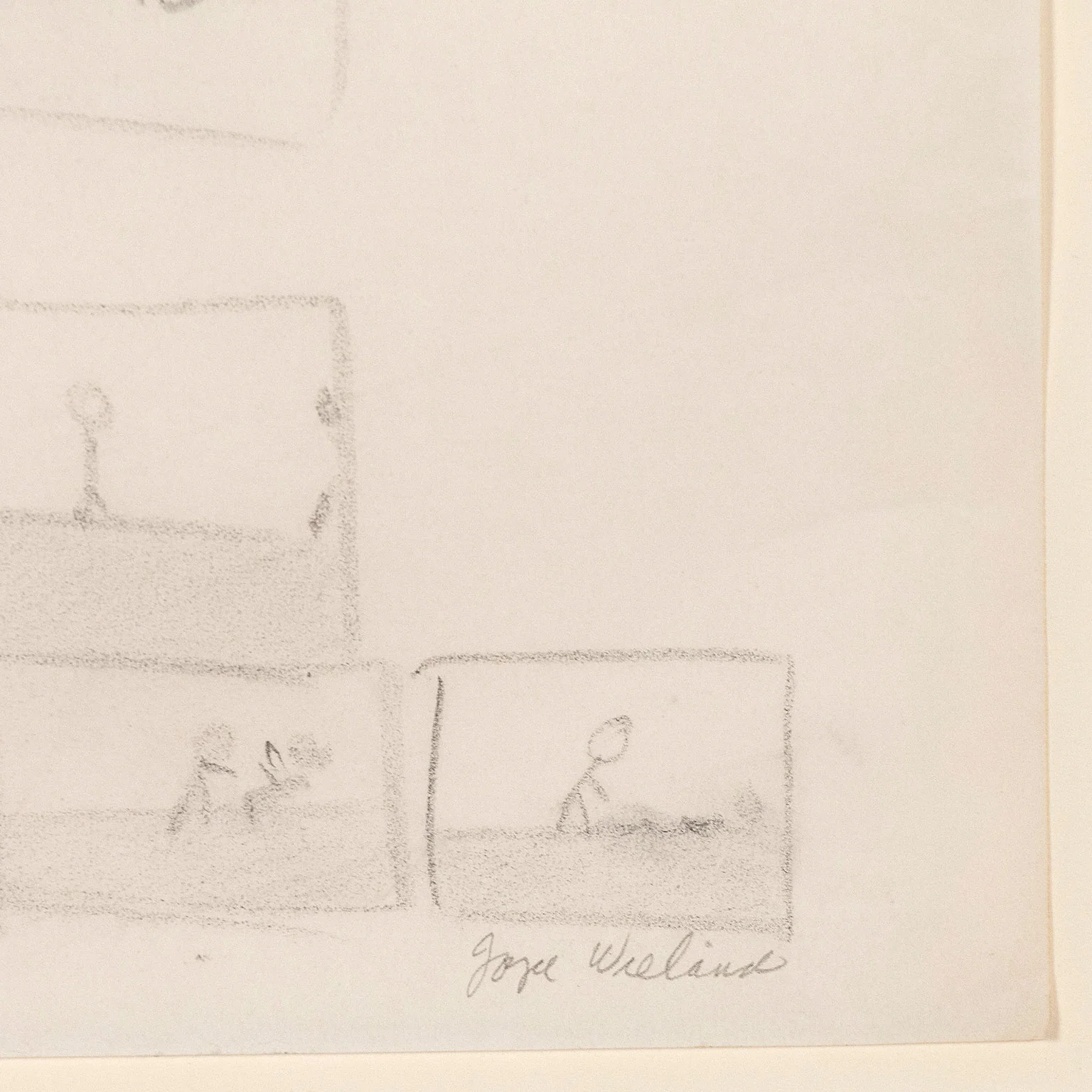 JOYCE WIELAND "CRASH COMIC" DRAWING, 1968 - Image 4