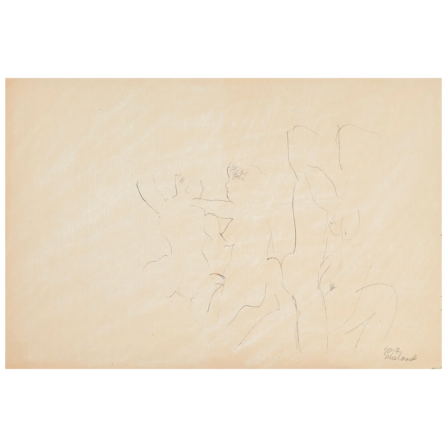 JOYCE WIELAND "EROTIC DRAWING 2", CIRCA 1962 - Image 3