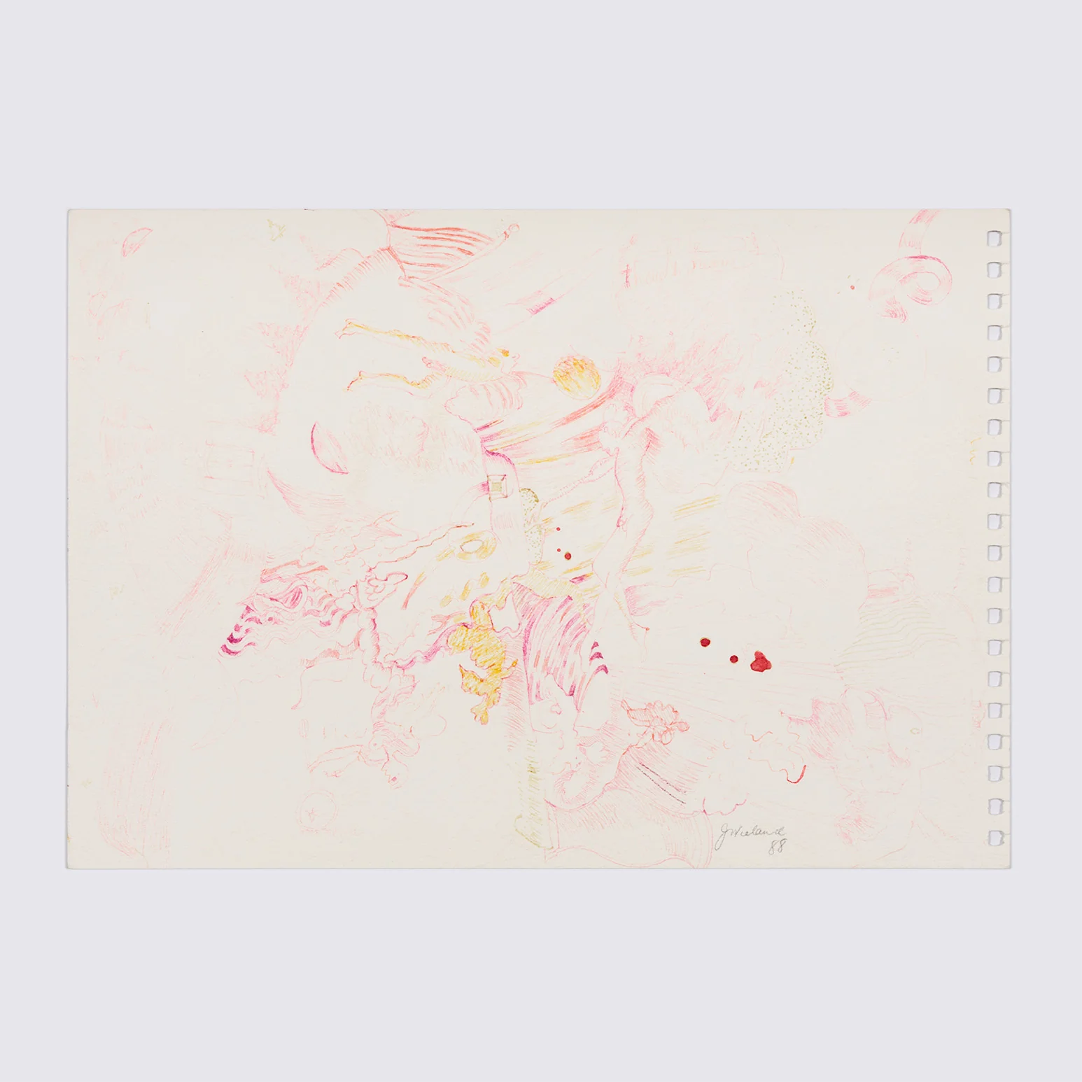 JOYCE WIELAND "FUCHSIA DREAM" 1988 - Image 2