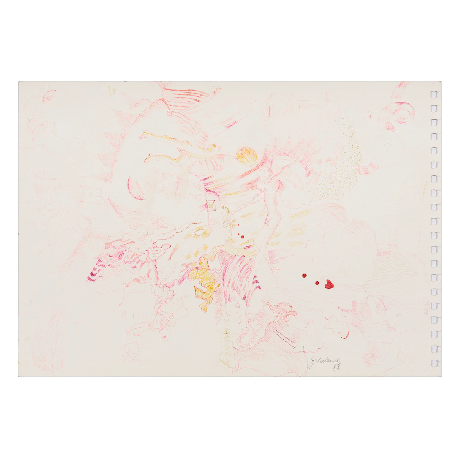 JOYCE WIELAND "FUCHSIA DREAM" 1988 - Image 3