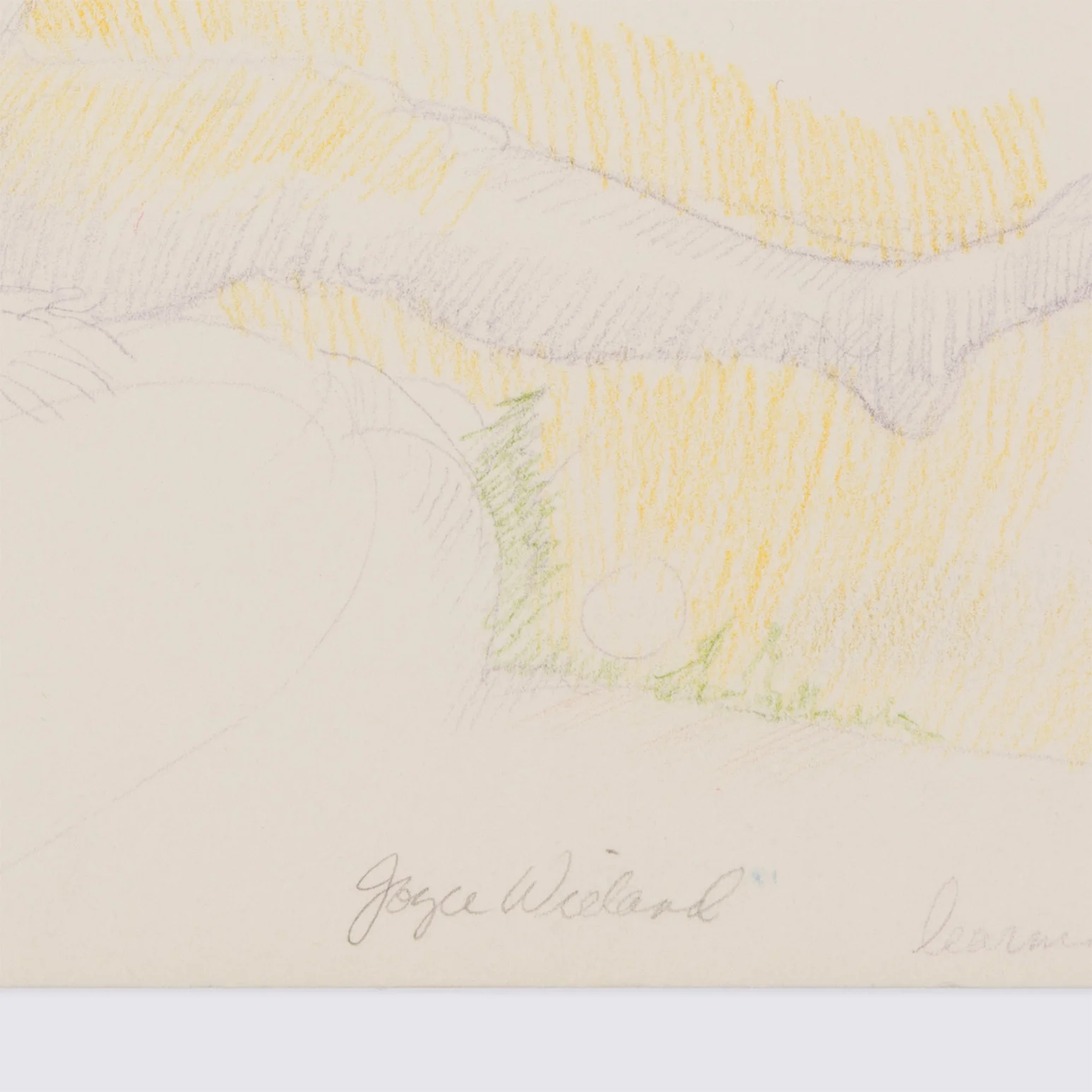 JOYCE WIELAND "LEARNING BALANCE" 1981 - Image 4