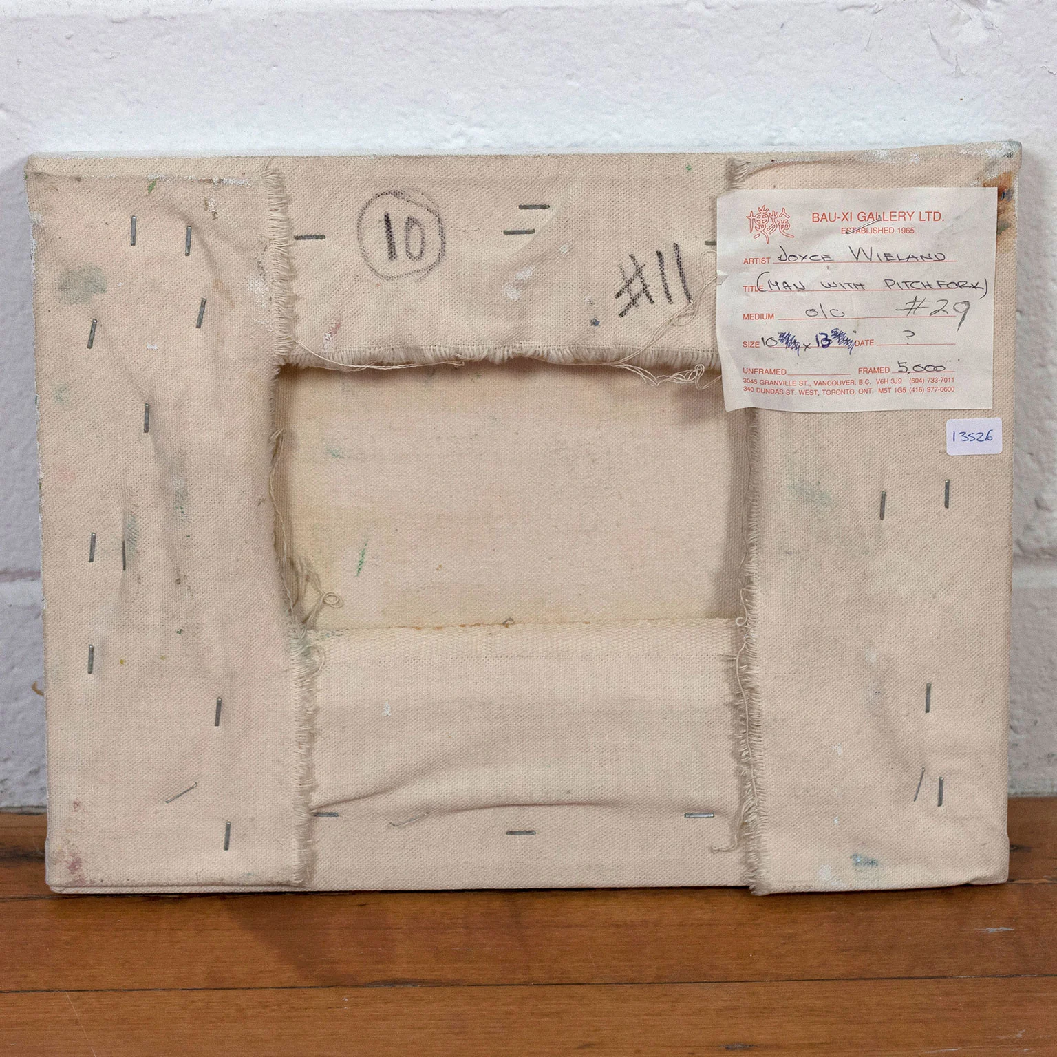 JOYCE WIELAND "MAN WITH PITCHFORK", CIRCA 1982 - Image 10