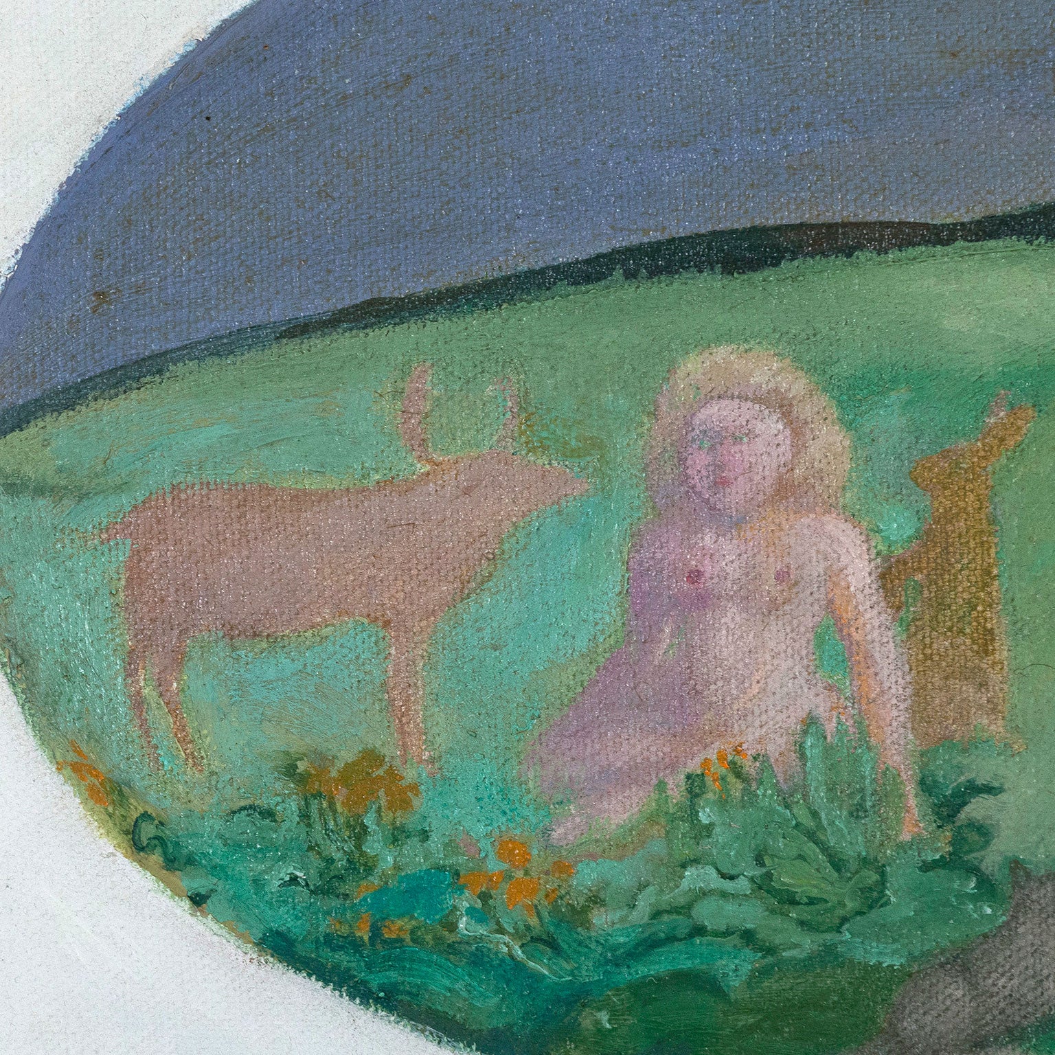 JOYCE WIELAND "MAN WITH PITCHFORK", CIRCA 1982 - Image 7