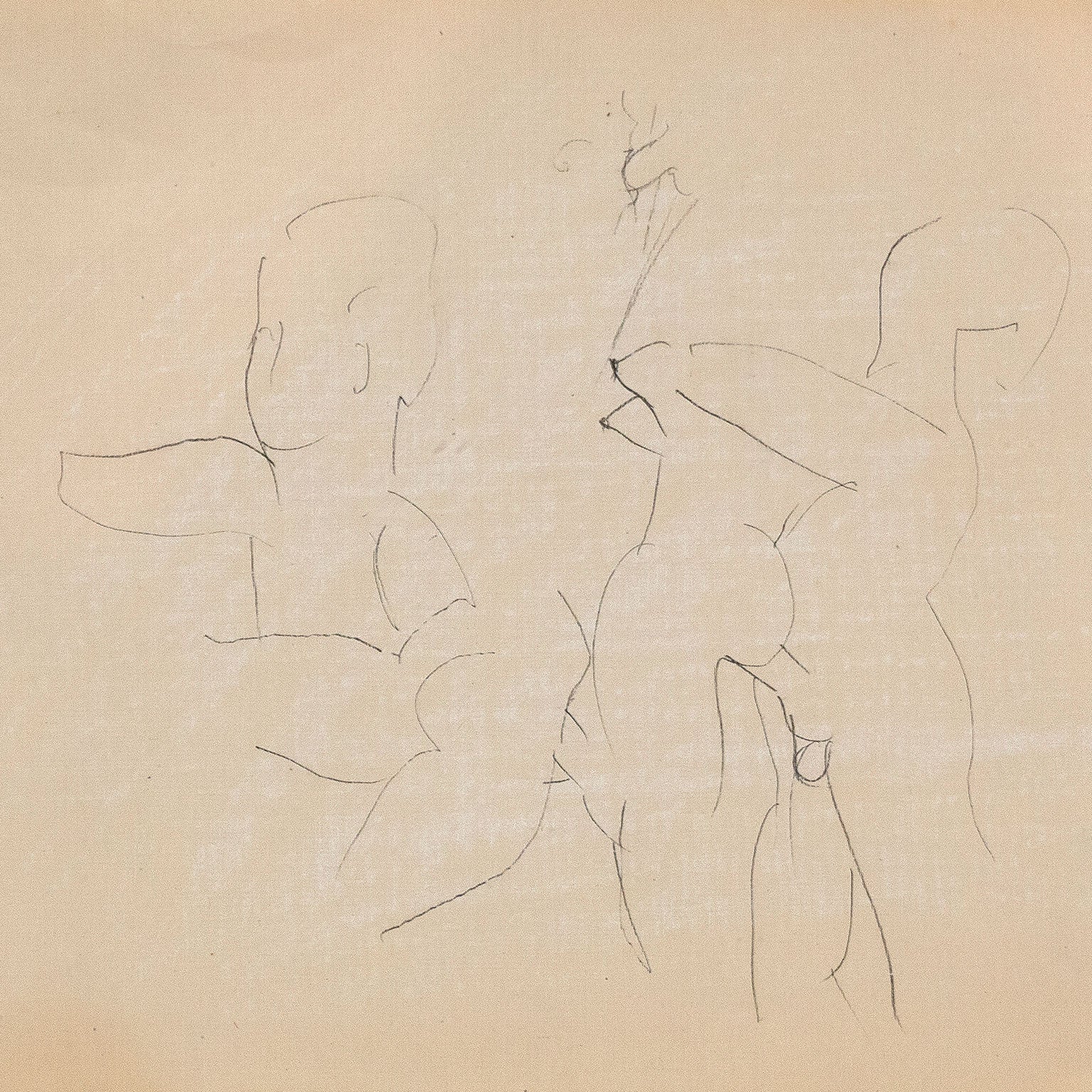 JOYCE WIELAND "ENTER" DRAWING, 1962 - Image 5