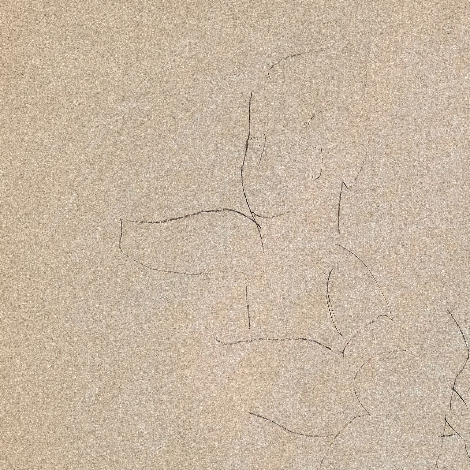 JOYCE WIELAND "ENTER" DRAWING, 1962 - Image 6