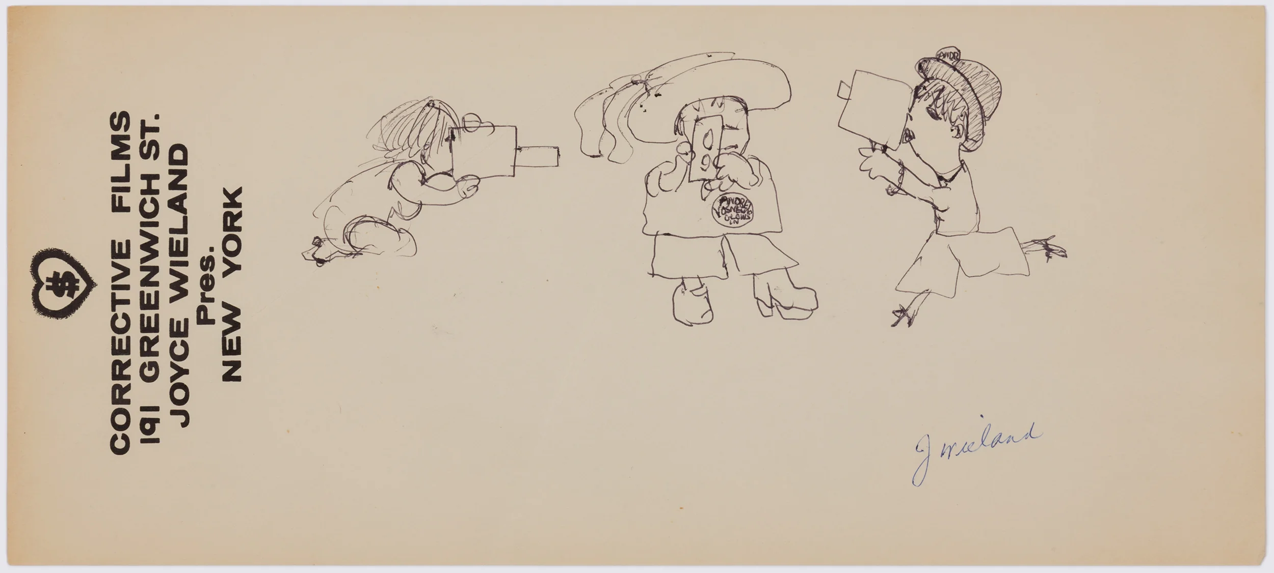 JOYCE WIELAND "SUPER 8" DRAWING - Image 11