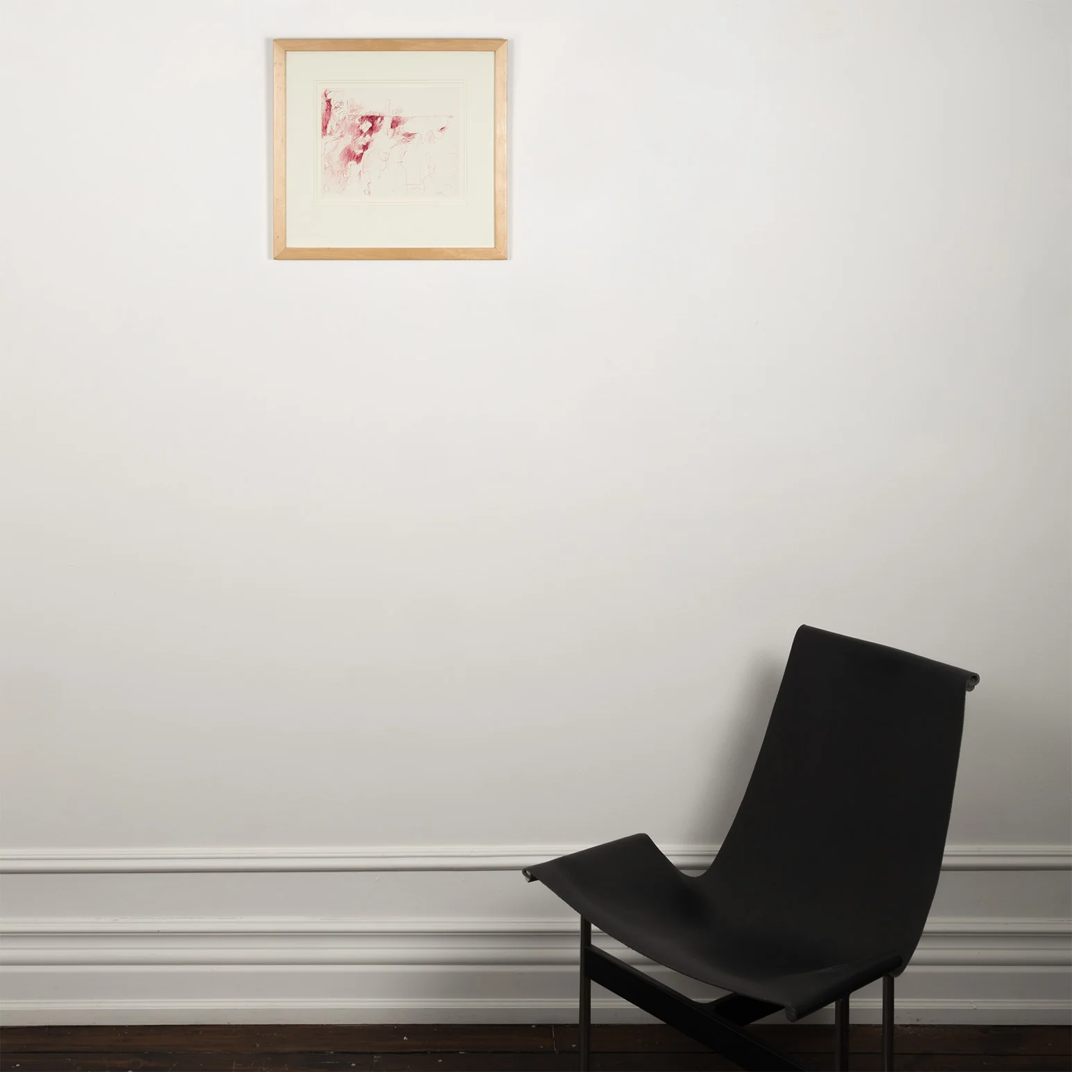 JOYCE WIELAND "UNTITLED (RED BULGE)" DRAWING, 1961 - Image 11