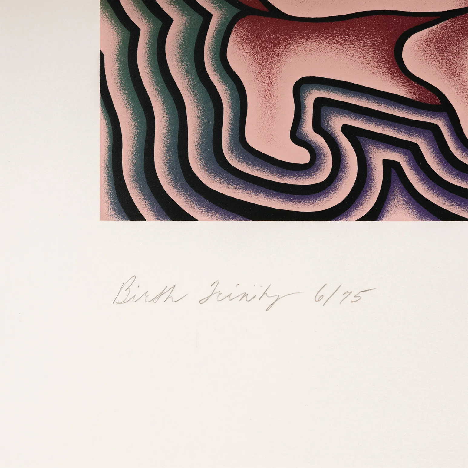JUDY CHICAGO "BIRTH TRINITY" SERIGRAPH, 1985 - Image 4