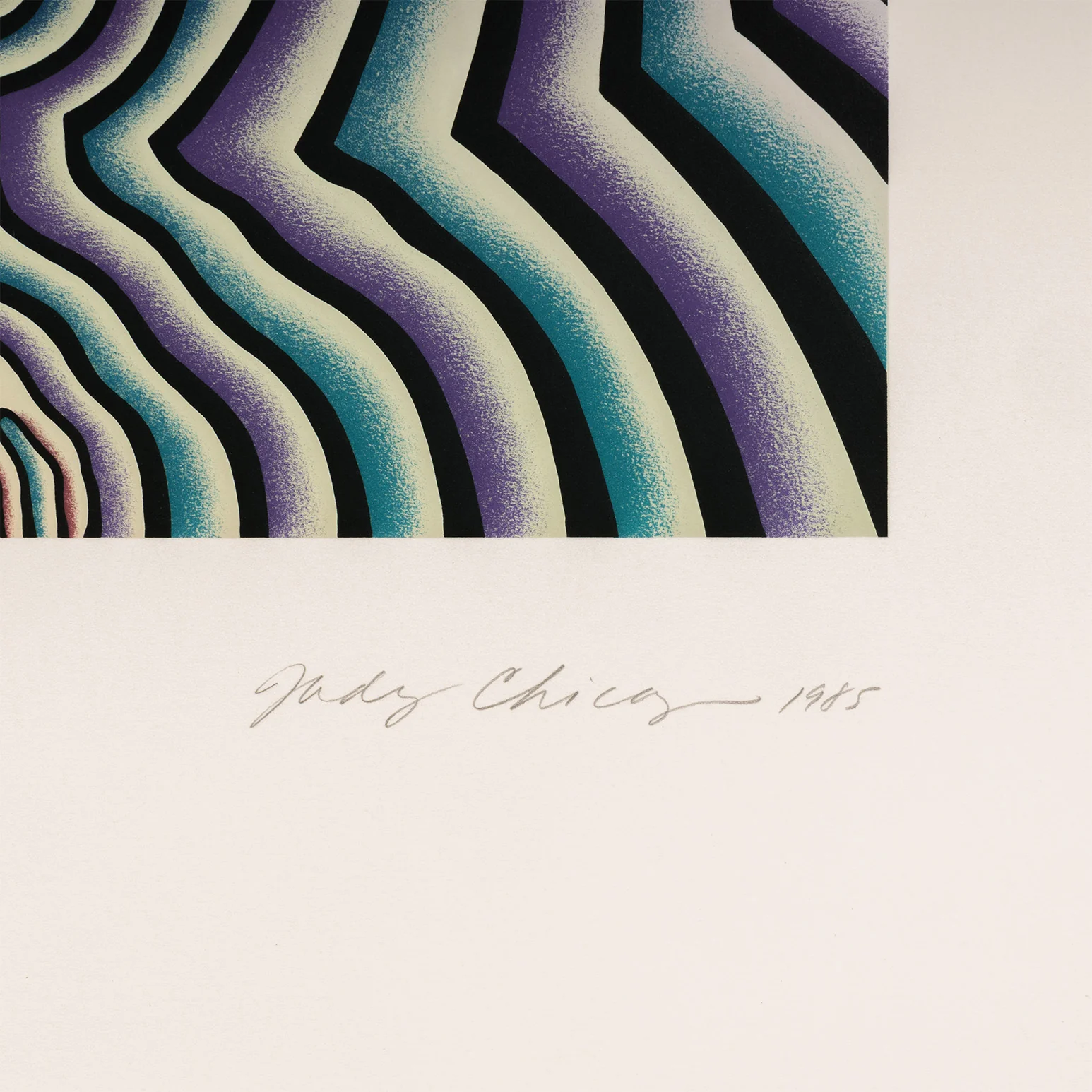 JUDY CHICAGO "BIRTH TRINITY" SERIGRAPH, 1985 - Image 5