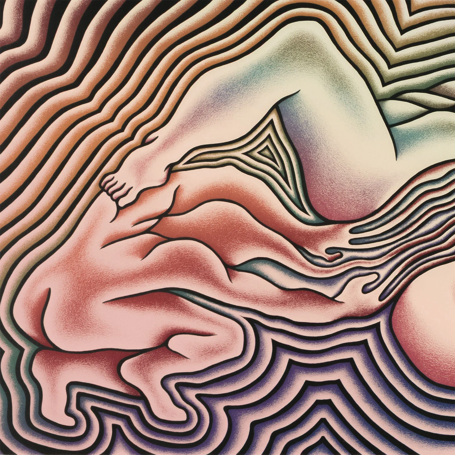 JUDY CHICAGO "BIRTH TRINITY" SERIGRAPH, 1985 - Image 6