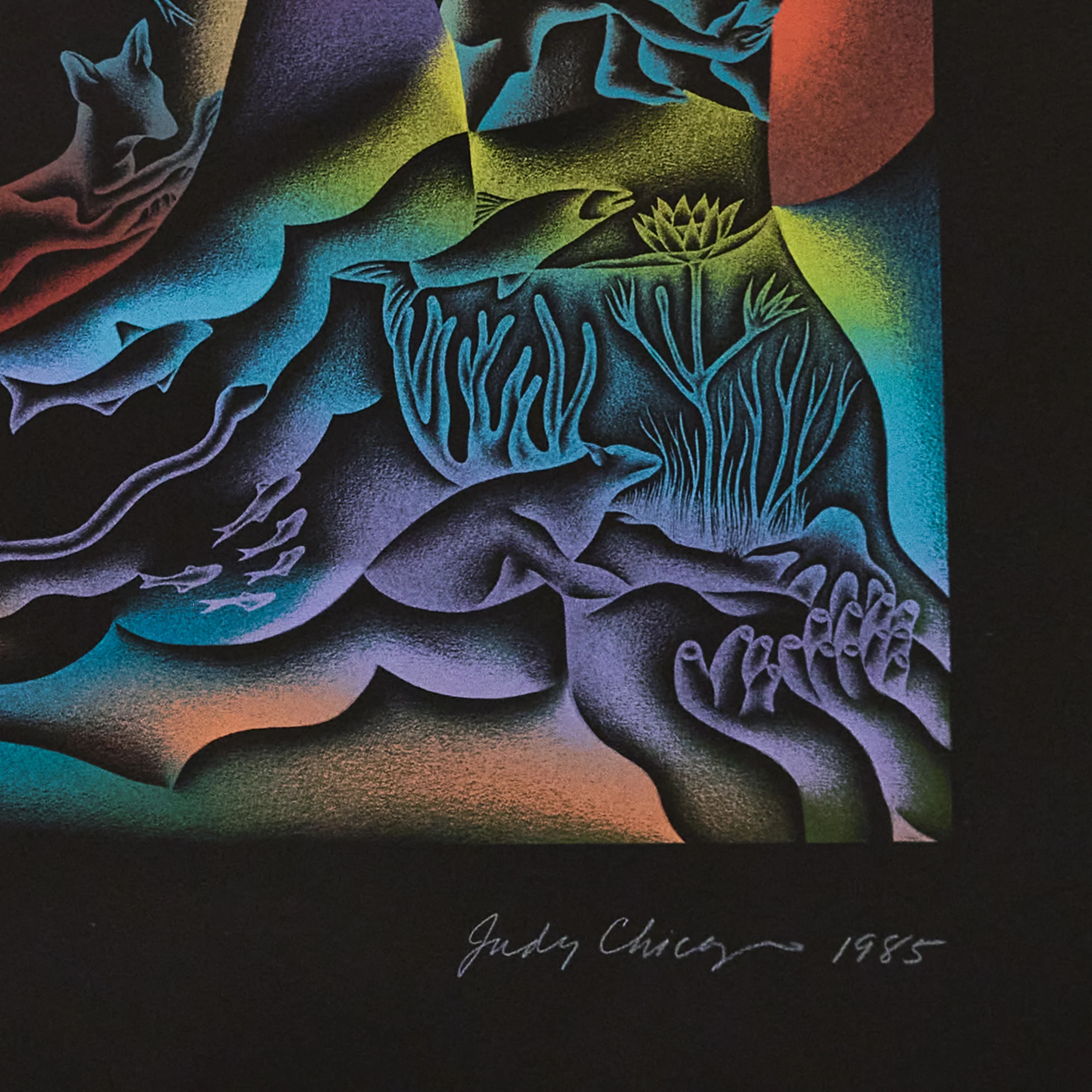 JUDY CHICAGO "THE CREATION" SERIGRAPH, 1985 - Image 3