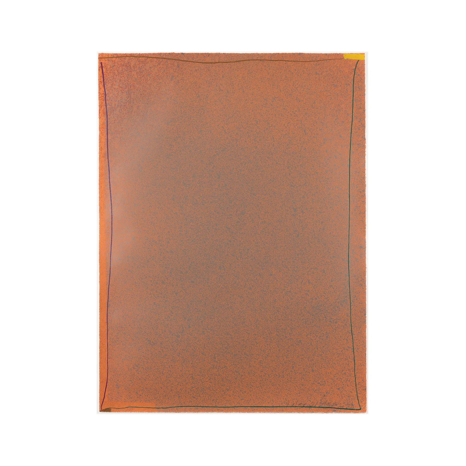 JULES OLITSKI "ORANGE G" SILKSCREEN, 1970 - Image 3