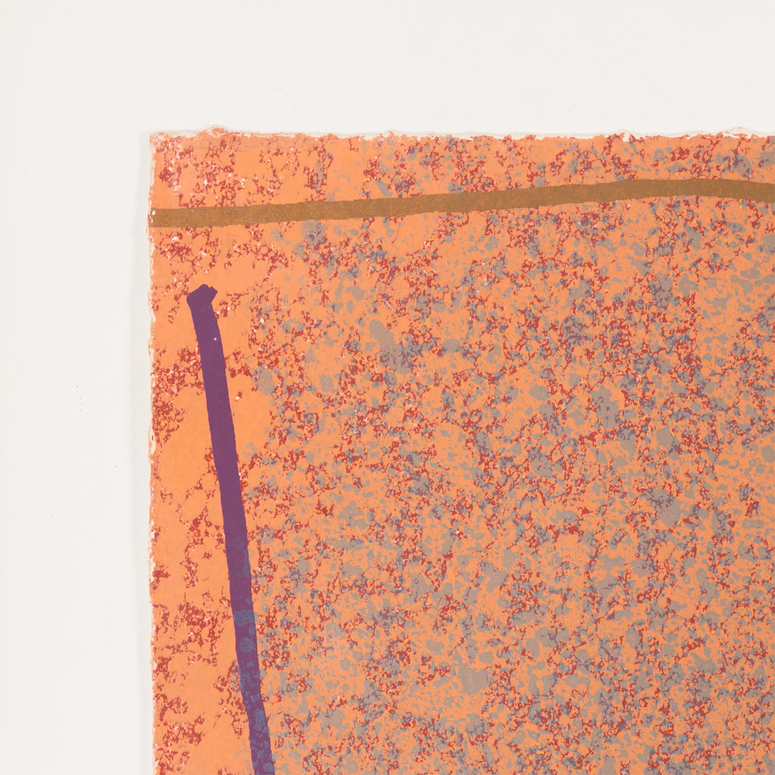 JULES OLITSKI "ORANGE G" SILKSCREEN, 1970 - Image 4