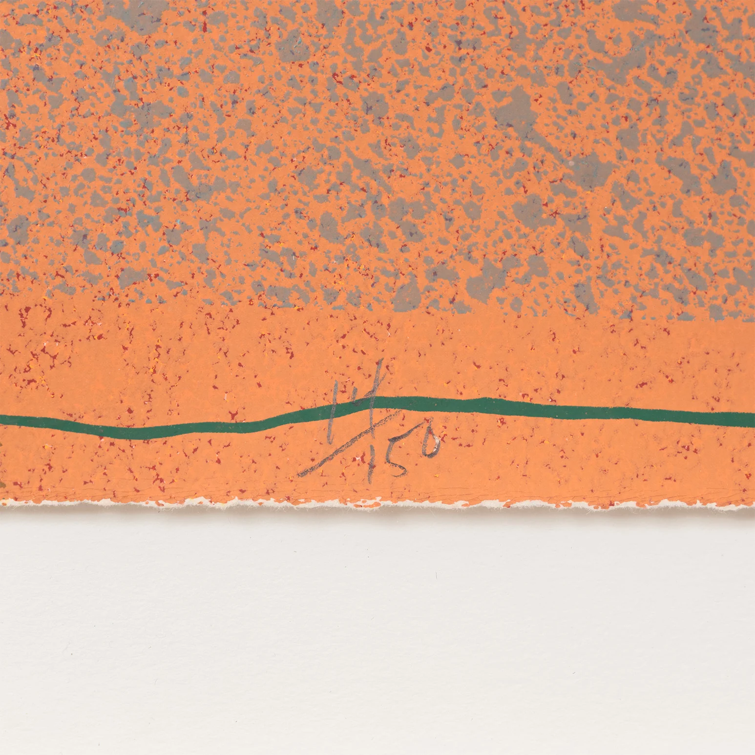 JULES OLITSKI "ORANGE G" SILKSCREEN, 1970 - Image 6