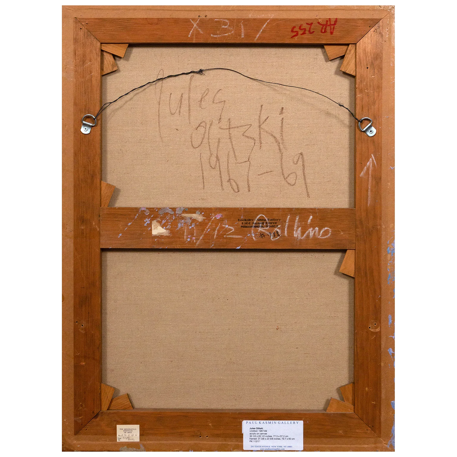 JULES OLITSKI “UNTITLED”, 1967 - Image 3