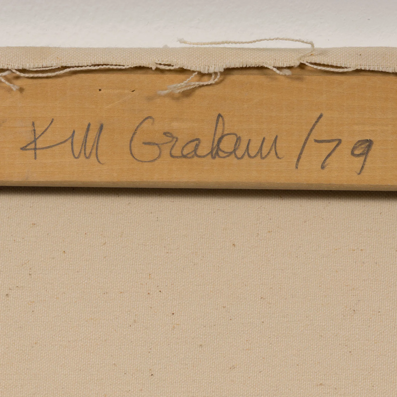 K.M. GRAHAM "AZURE 3 AND ONE" PAINTING, 1979 - Image 10