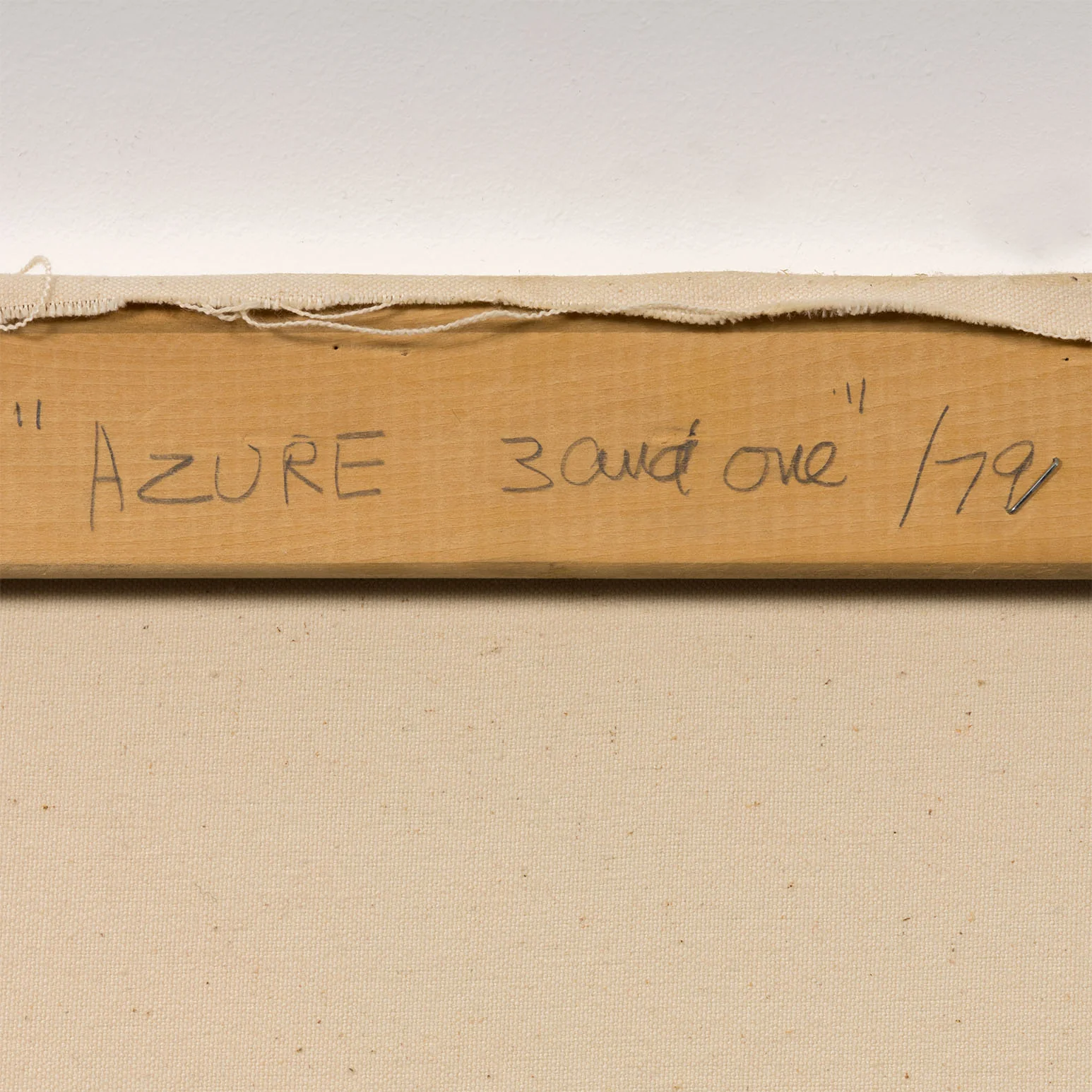 K.M. GRAHAM "AZURE 3 AND ONE" PAINTING, 1979 - Image 11