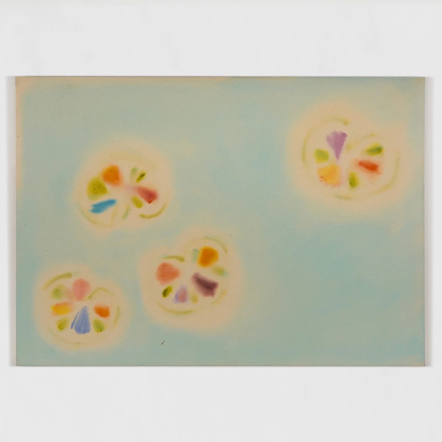 K.M. GRAHAM "AZURE 3 AND ONE" PAINTING, 1979 - Image 2