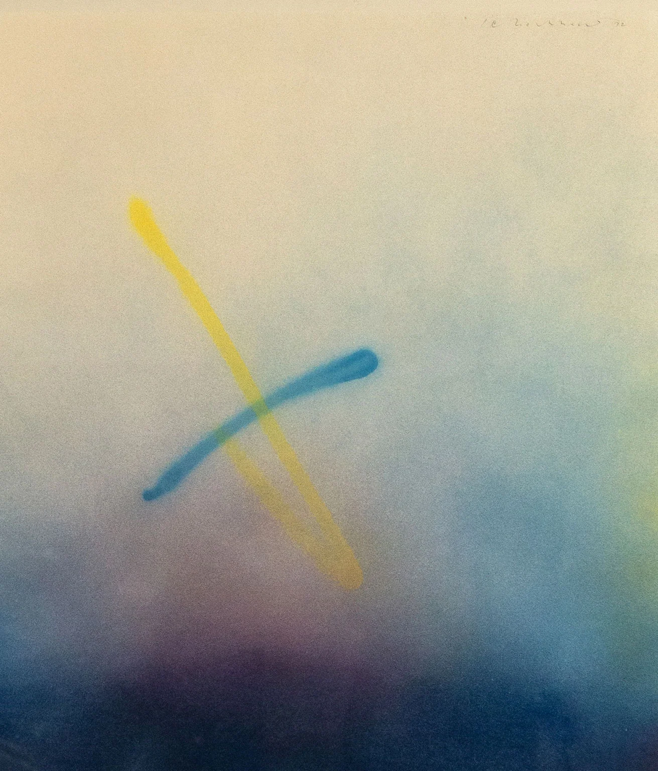 KENNETH LOCHHEAD "COLOUR CHECK", 1972