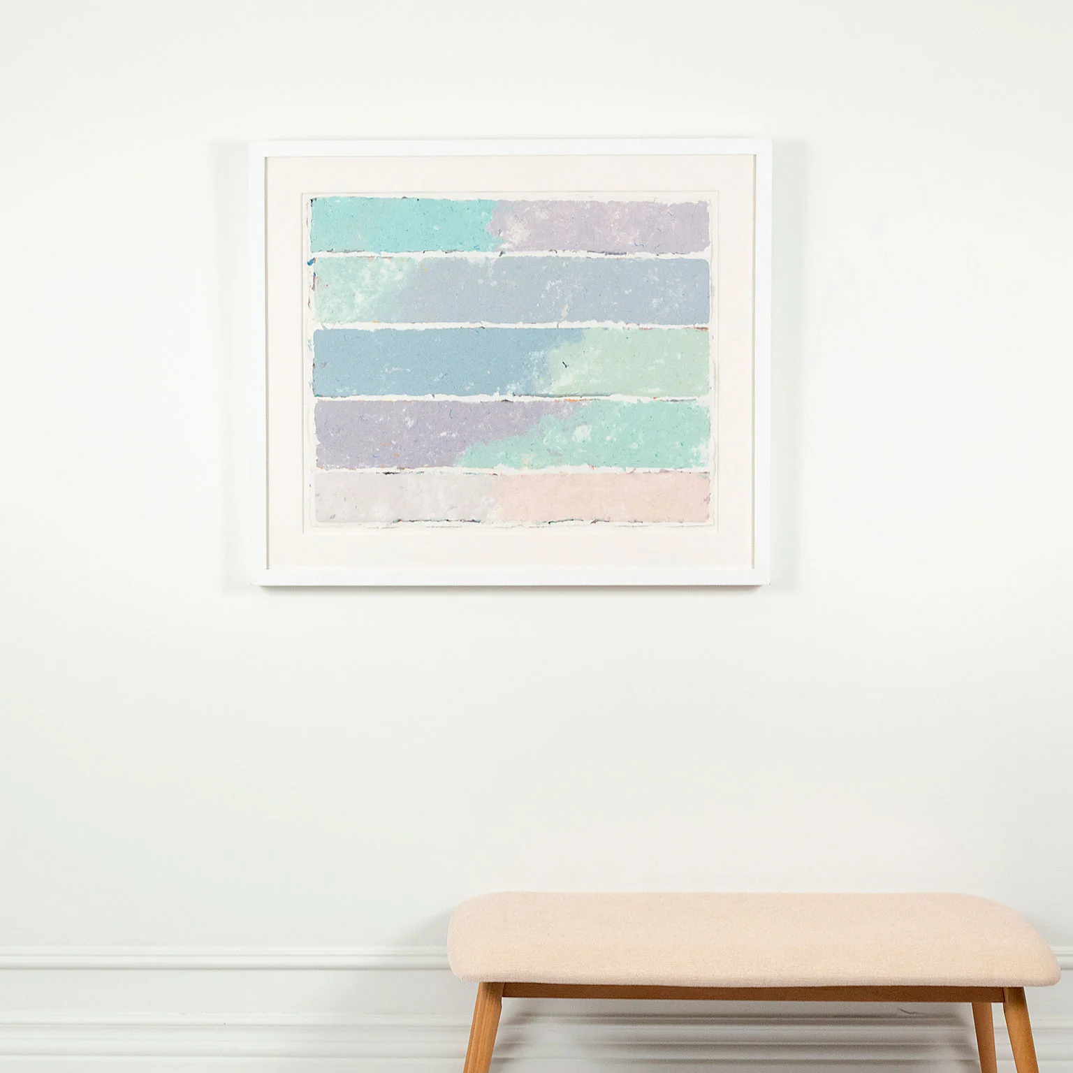KENNETH NOLAND "BANDS" MONOPRINT, 1981 - Image 11