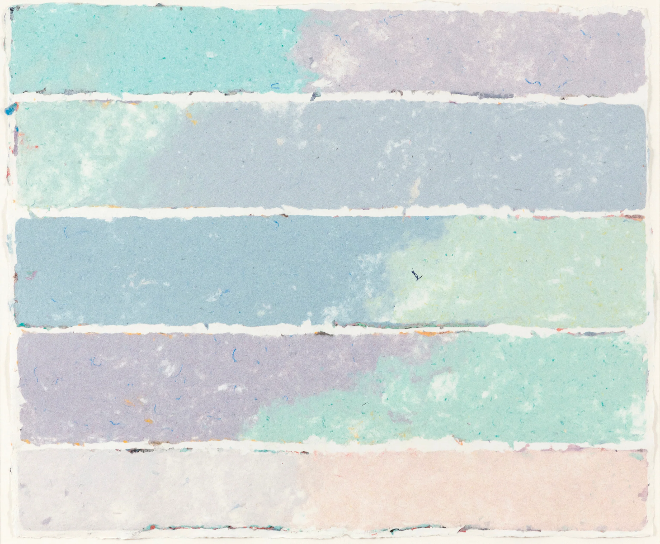 KENNETH NOLAND "BANDS" MONOPRINT, 1981 - Image 13