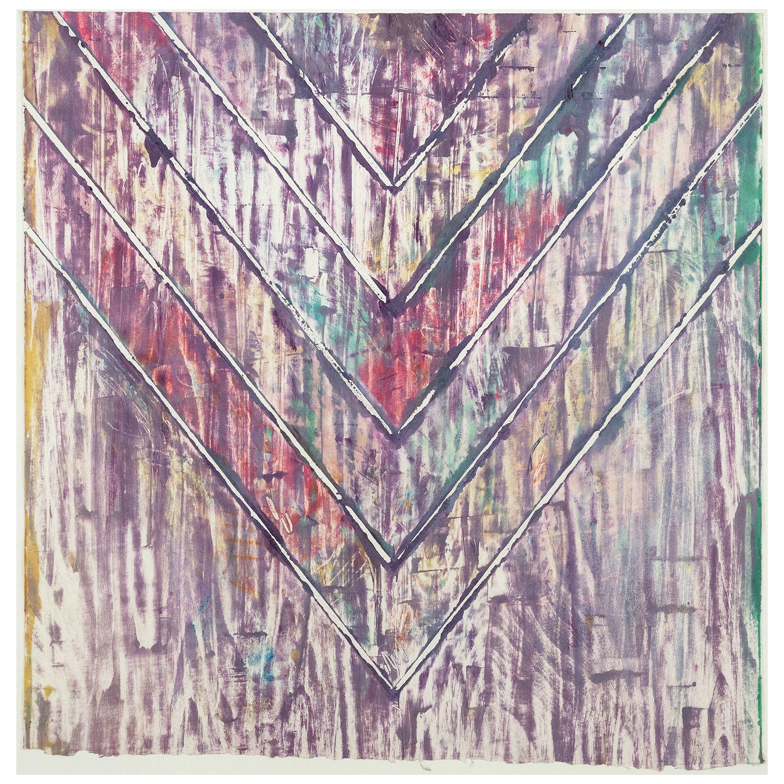 KENNETH NOLAND "CHEVRON MONOTYPE", 1983 - Image 11