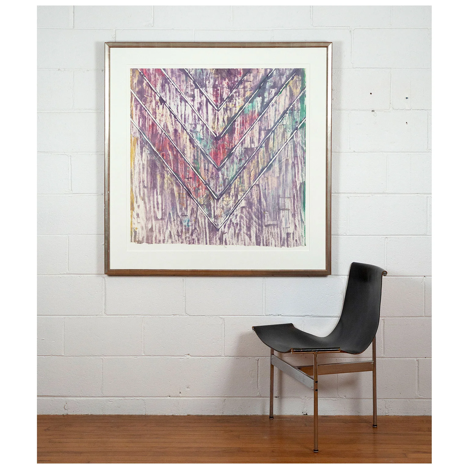 KENNETH NOLAND "CHEVRON MONOTYPE", 1983 - Image 14