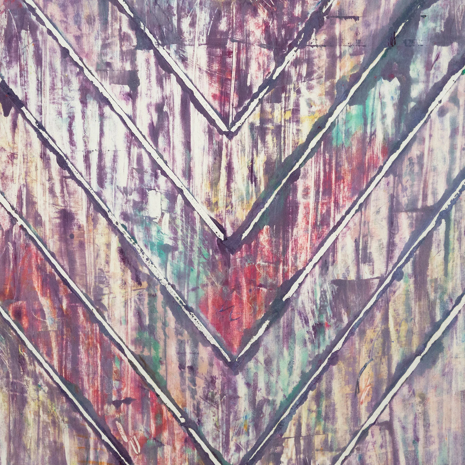 KENNETH NOLAND "CHEVRON MONOTYPE", 1983 - Image 9