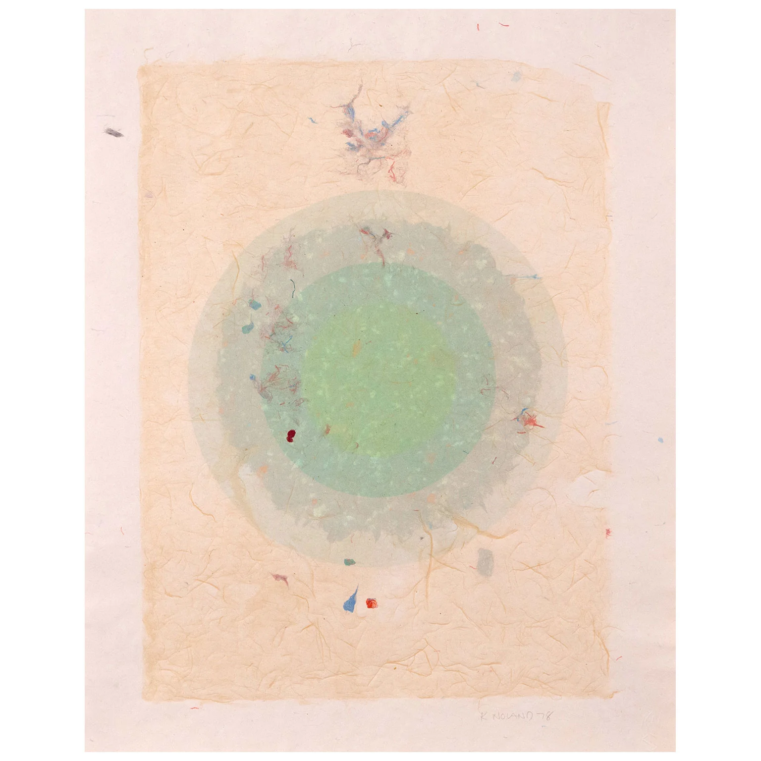 KENNETH NOLAND "CIRCLE I", 1978 - Image 3