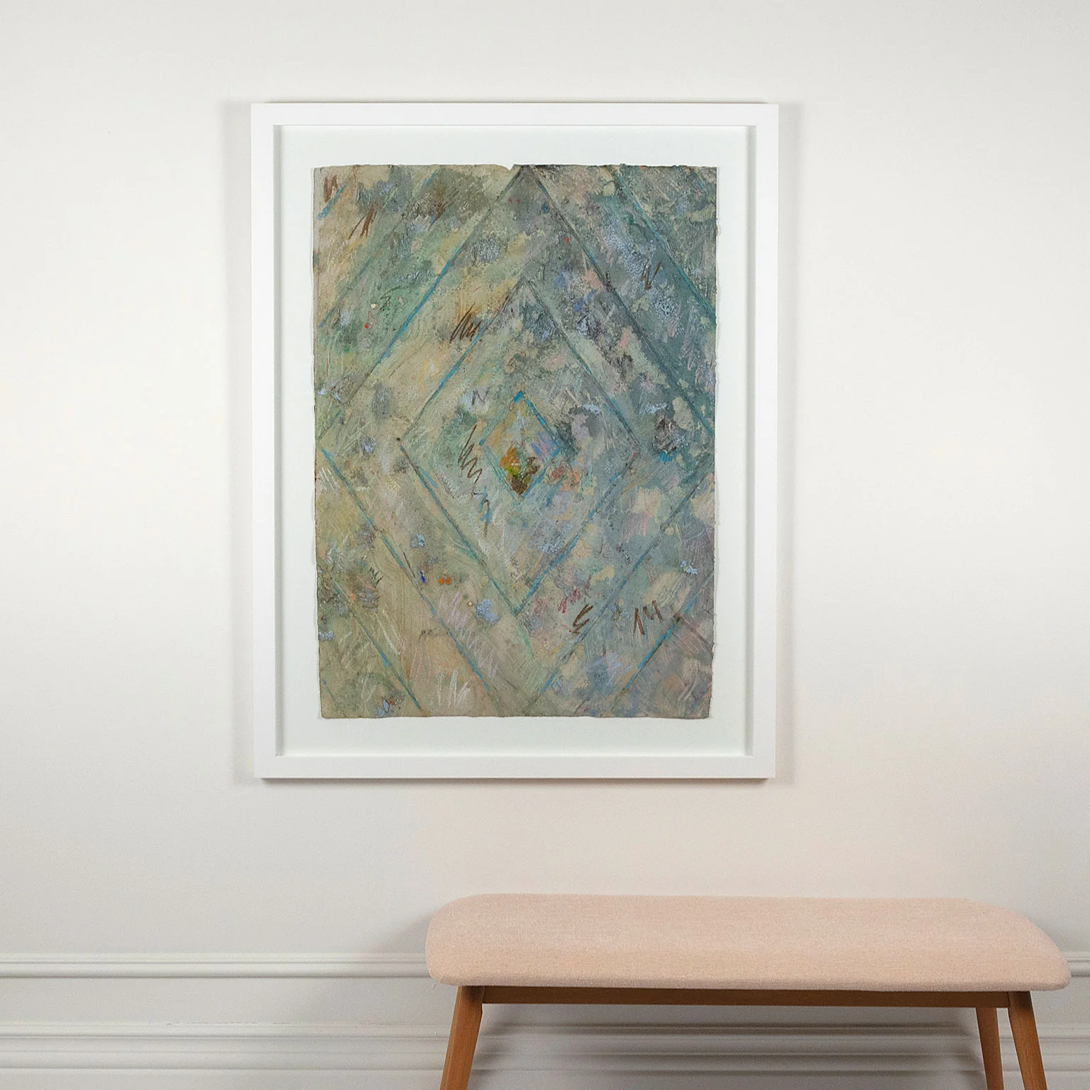 KENNETH NOLAND "BRAVO PISTACHIO" MONOTYPE, 1983 - Image 12