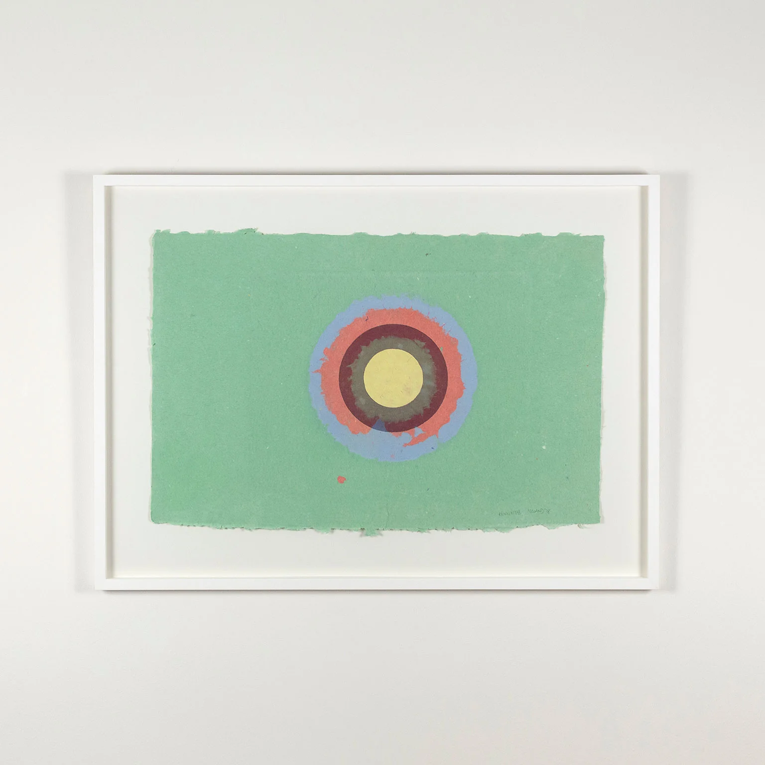 KENNETH NOLAND "SEA FOAM CIRCLE II", 1978 - Image 2