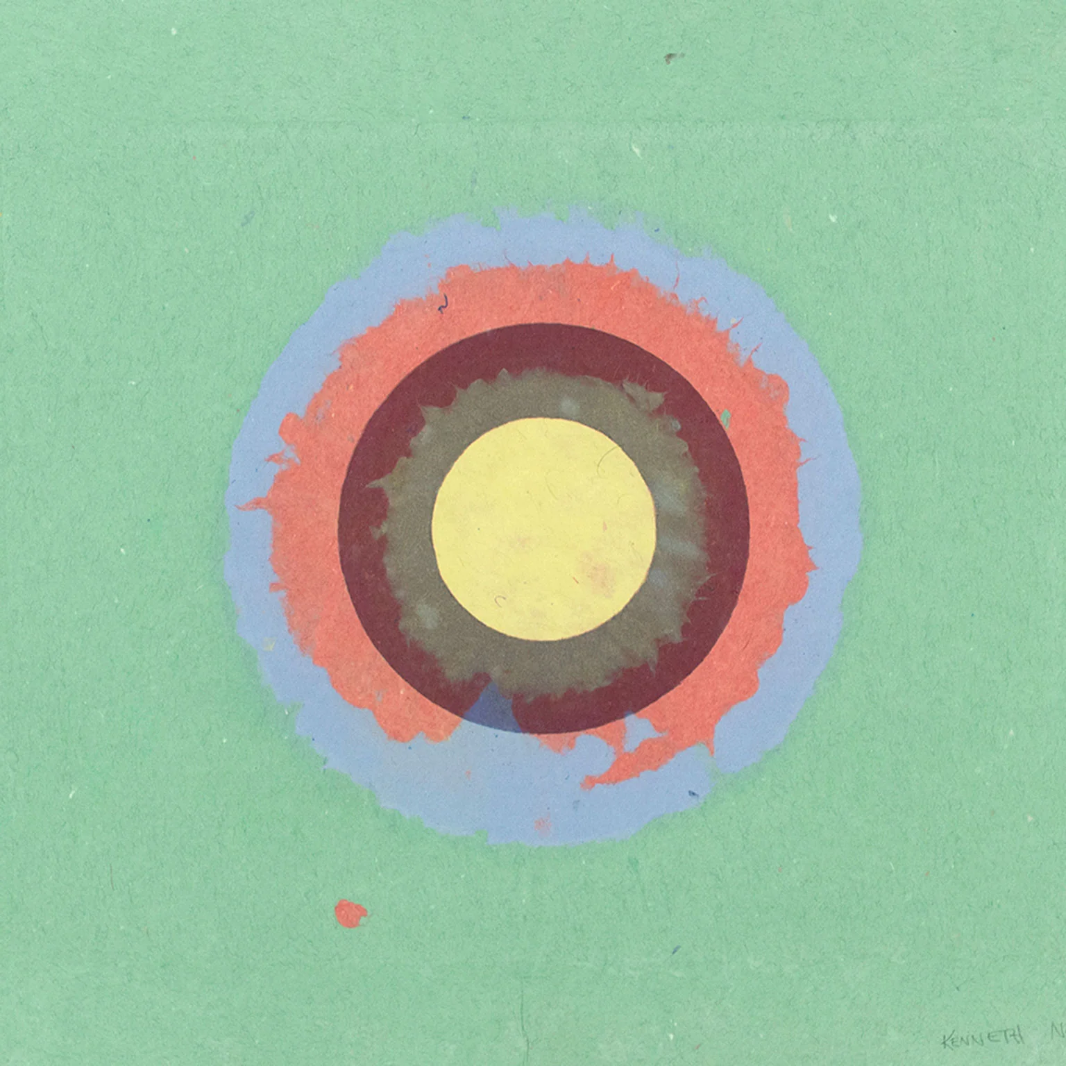 KENNETH NOLAND "SEA FOAM CIRCLE II", 1978 - Image 5