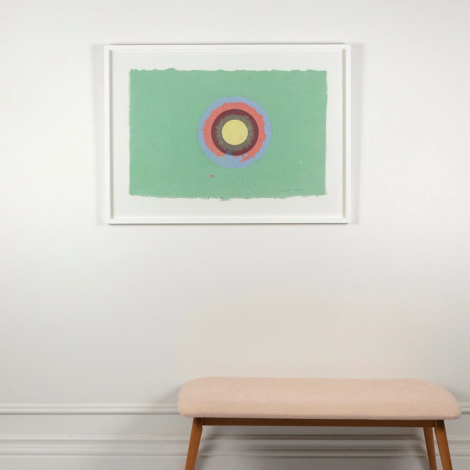 KENNETH NOLAND "SEA FOAM CIRCLE II", 1978 - Image 8