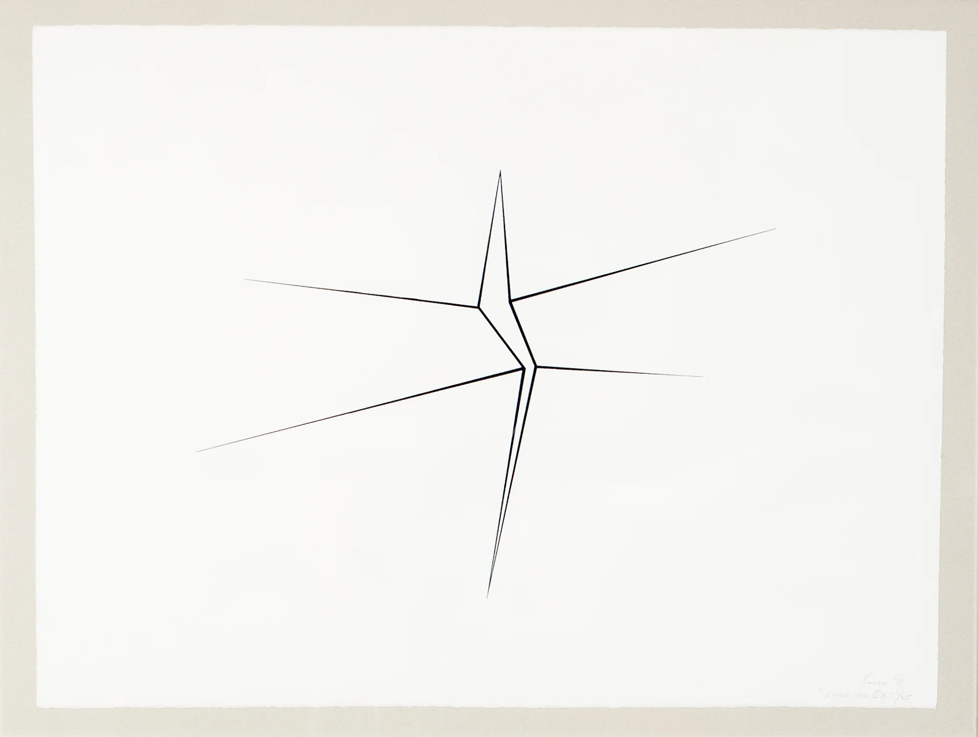 KOSSO ELOUL "ELUDING" LITHOGRAPH, 1971 - Image 10