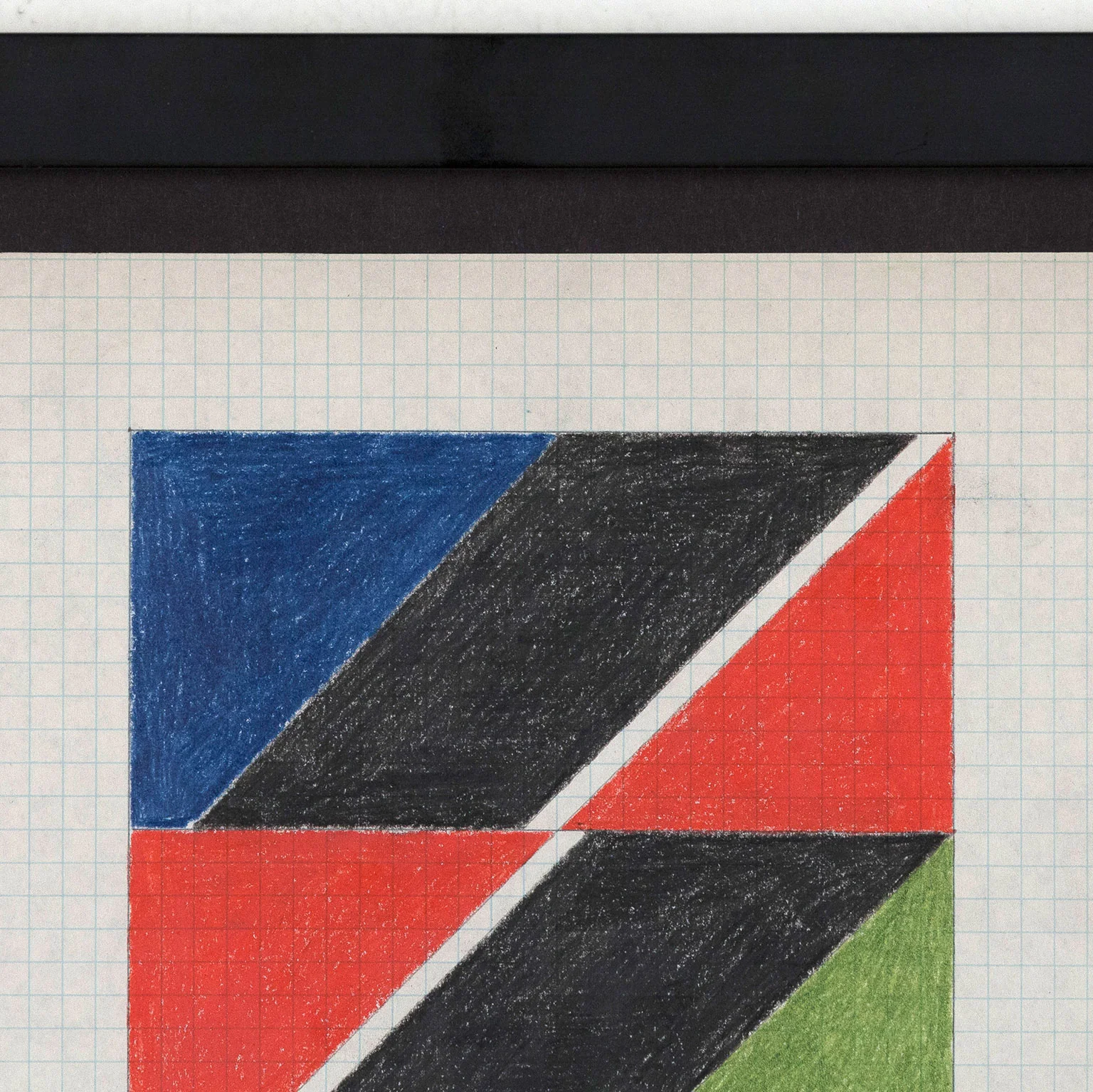 LARRY ZOX "BLACK PUSH" DRAWING, 1965 - Image 4