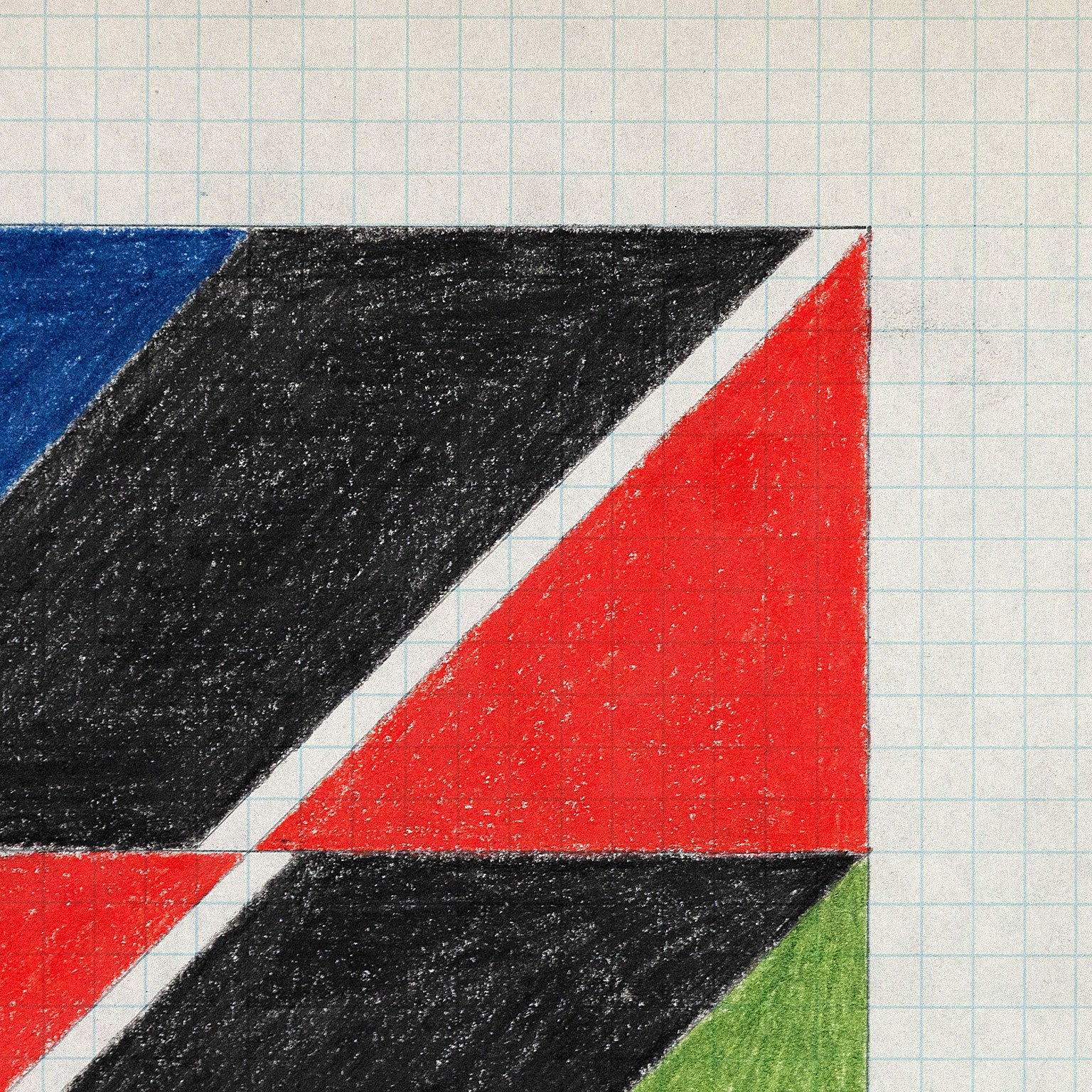 LARRY ZOX "BLACK PUSH" DRAWING, 1965 - Image 8
