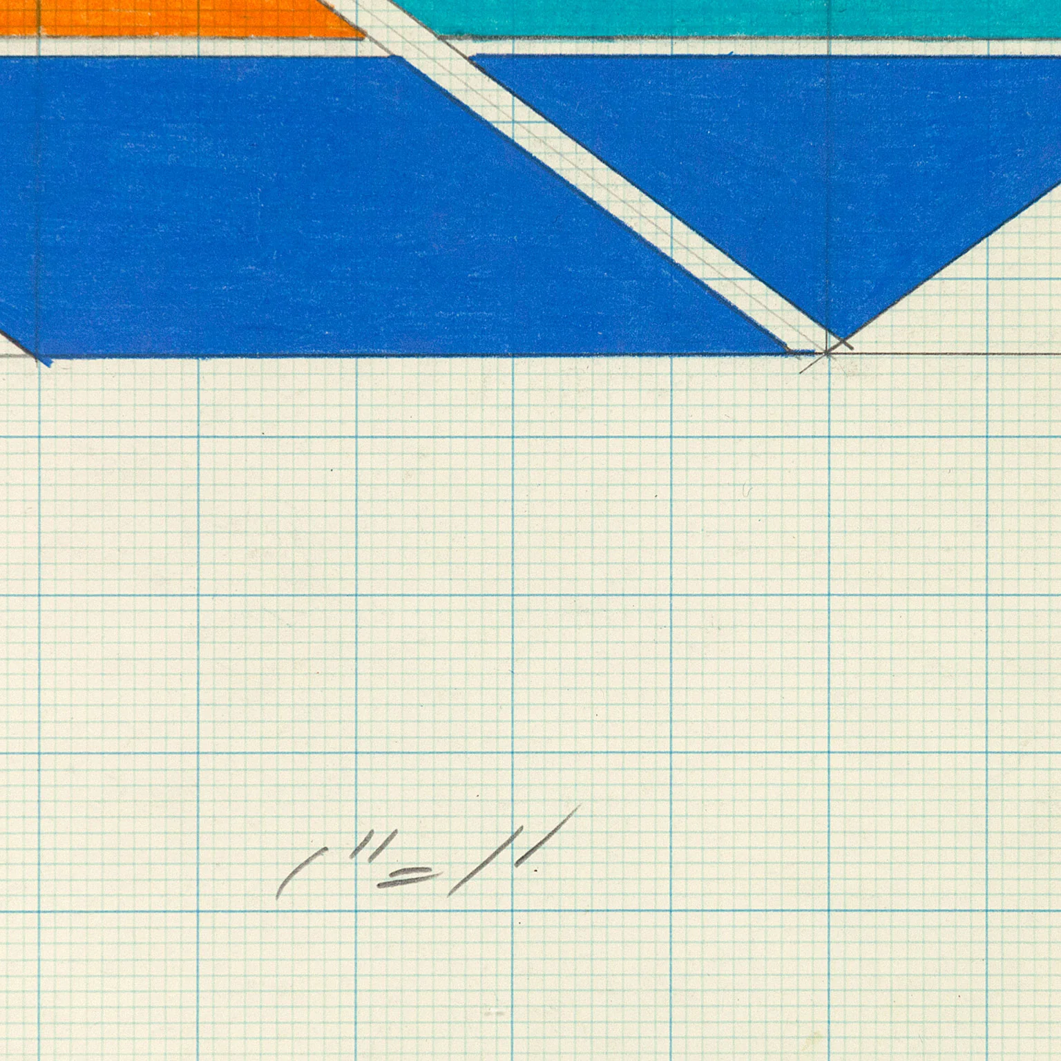 LARRY ZOX "EDMONTON" DRAWING, 1965 - Image 10