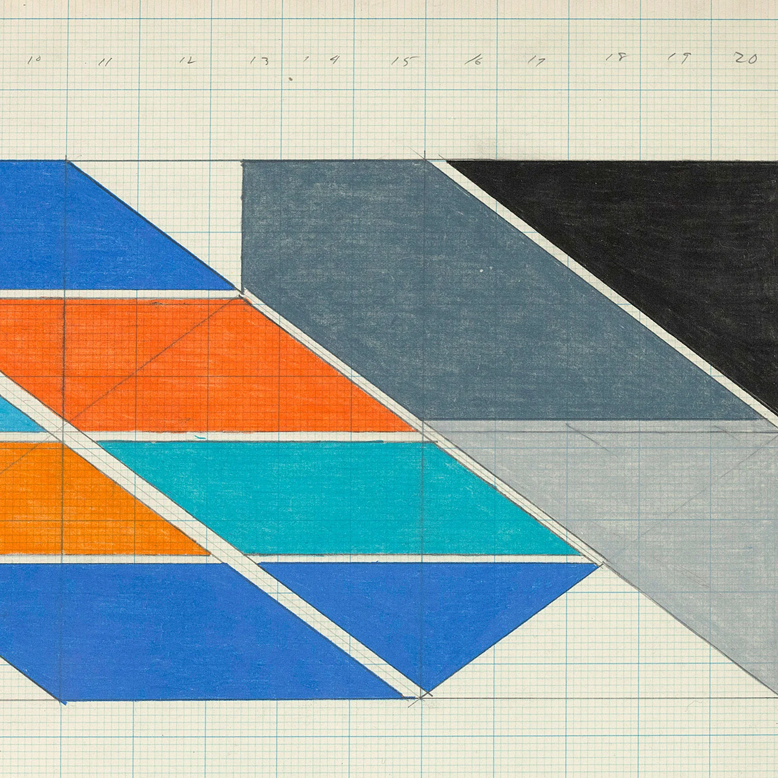 LARRY ZOX "EDMONTON" DRAWING, 1965 - Image 11