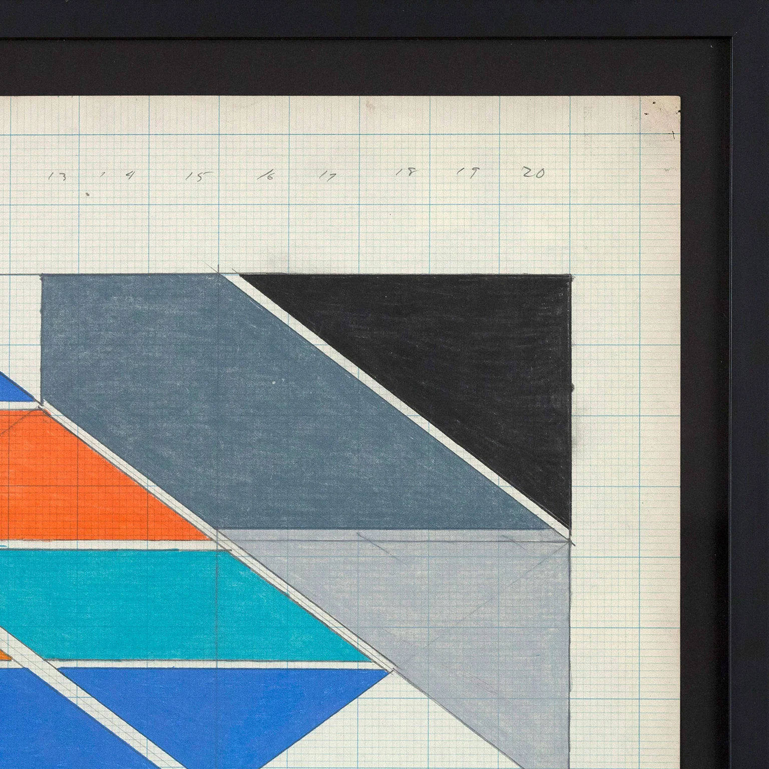LARRY ZOX "EDMONTON" DRAWING, 1965 - Image 15