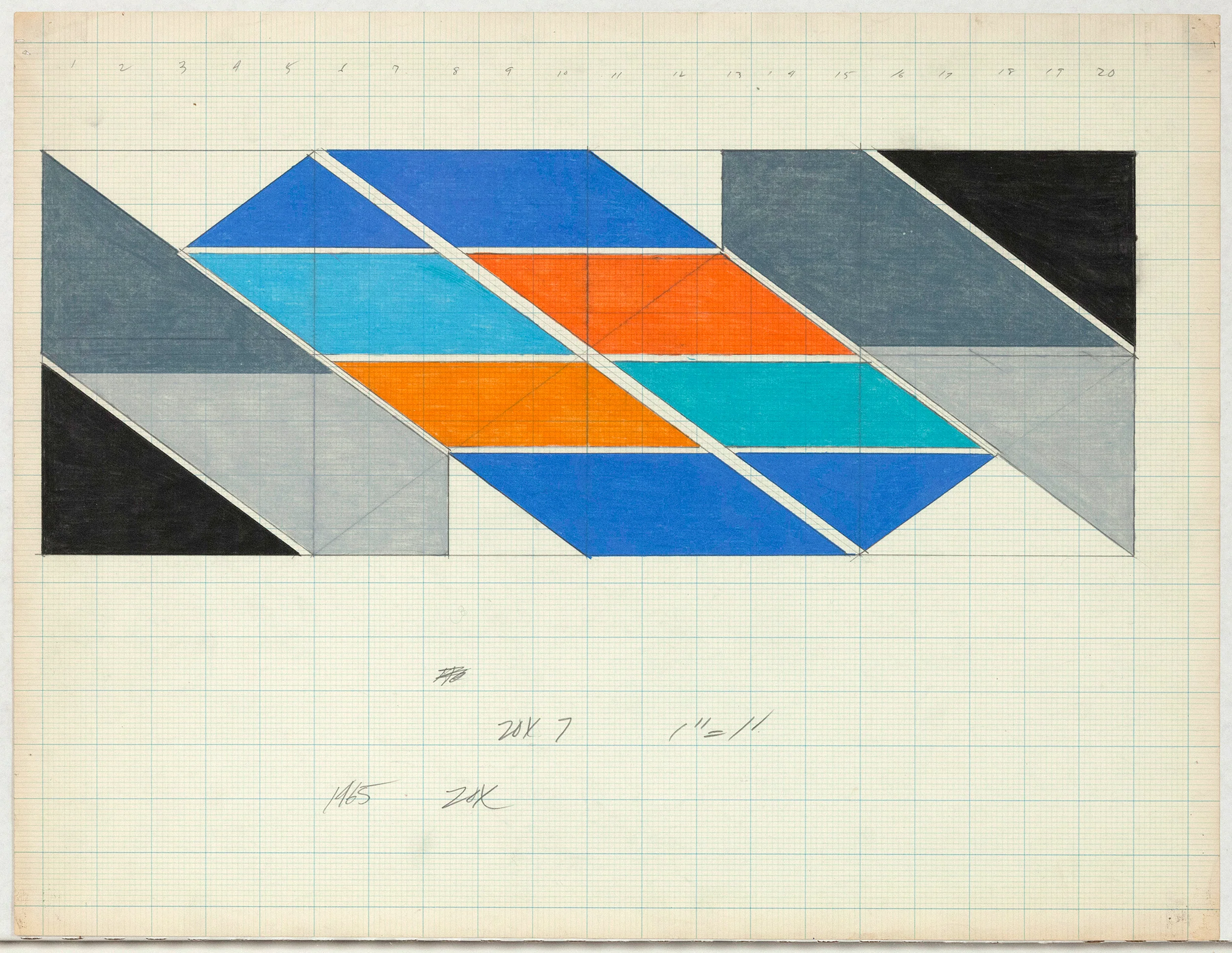 LARRY ZOX "EDMONTON" DRAWING, 1965 - Image 3