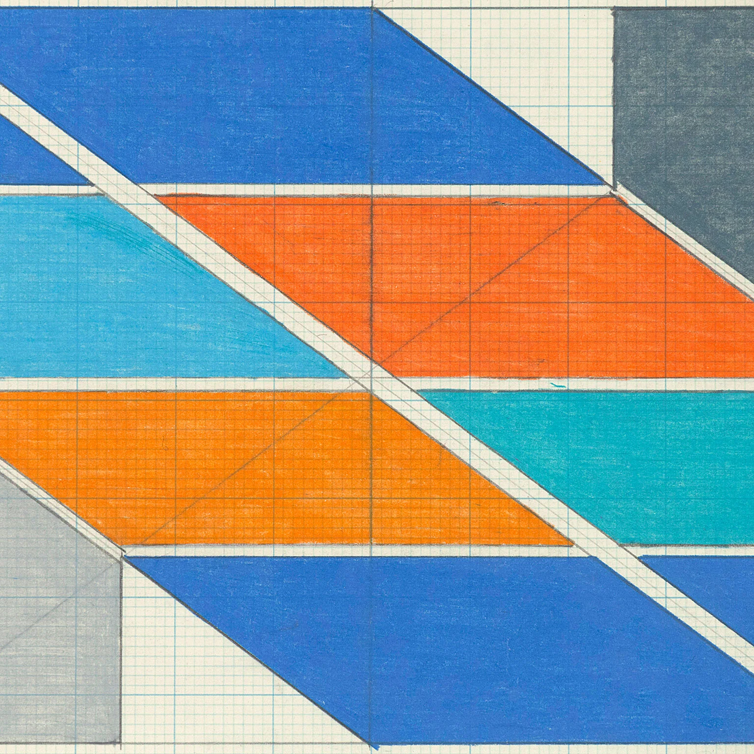 LARRY ZOX "EDMONTON" DRAWING, 1965 - Image 5