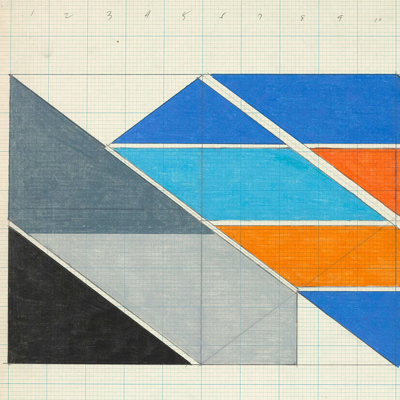LARRY ZOX "EDMONTON" DRAWING, 1965 - Image 6