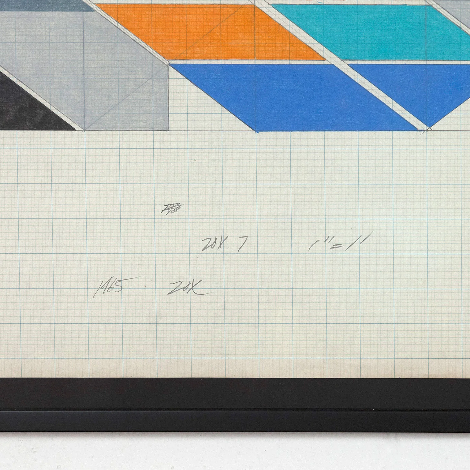 LARRY ZOX "EDMONTON" DRAWING, 1965 - Image 7
