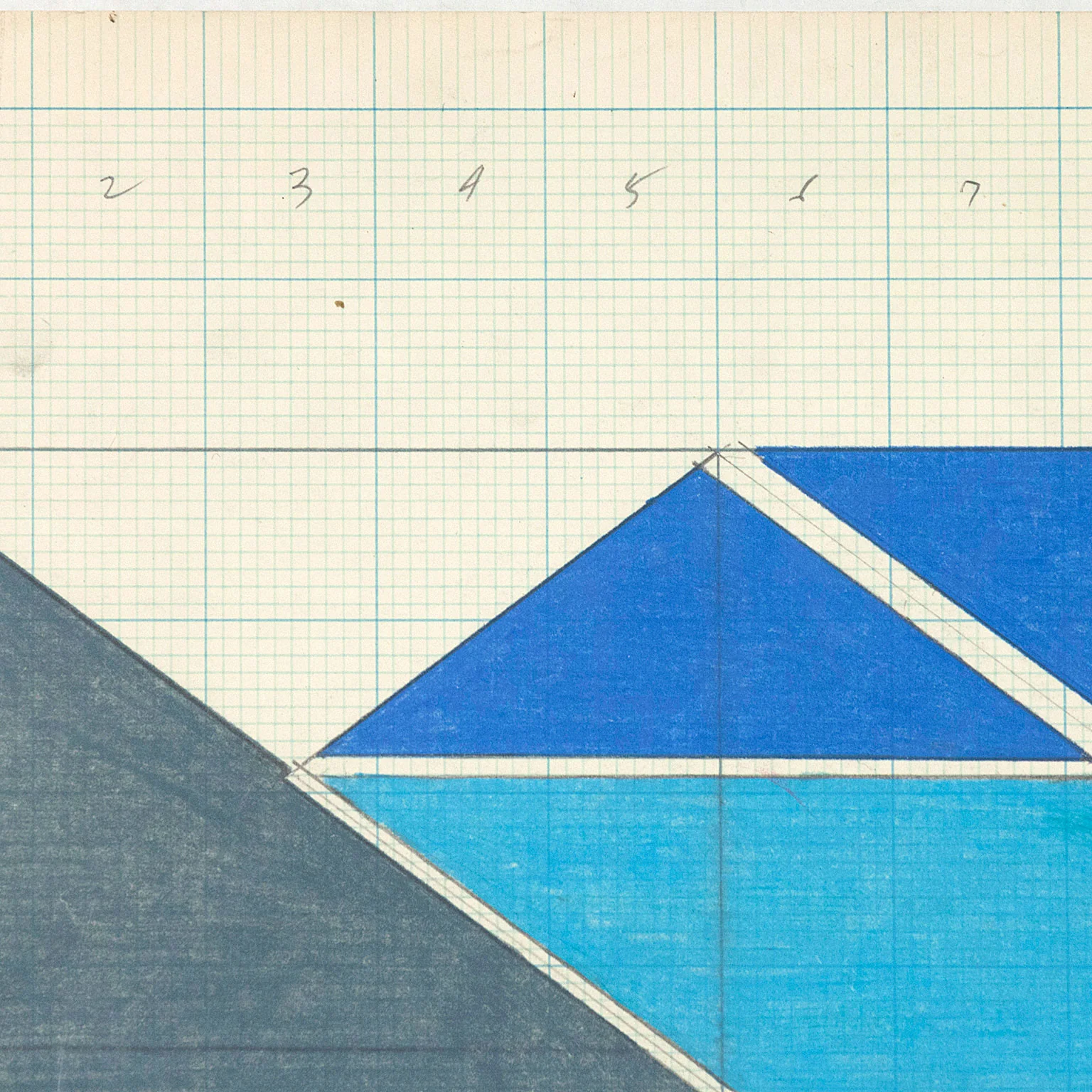 LARRY ZOX "EDMONTON" DRAWING, 1965 - Image 8